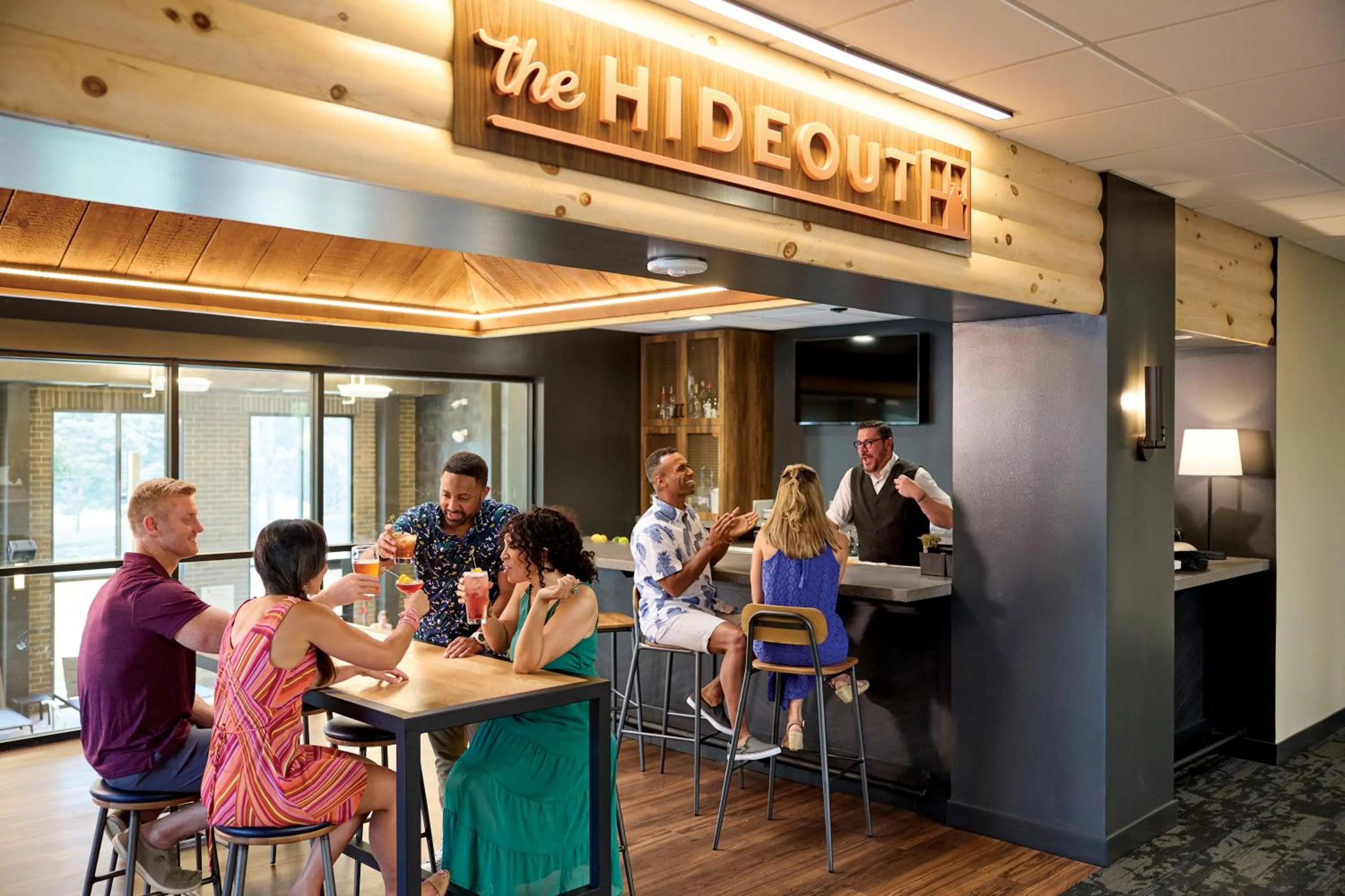 Lounge or bar in Sawmill Creek by Cedar Point Resorts