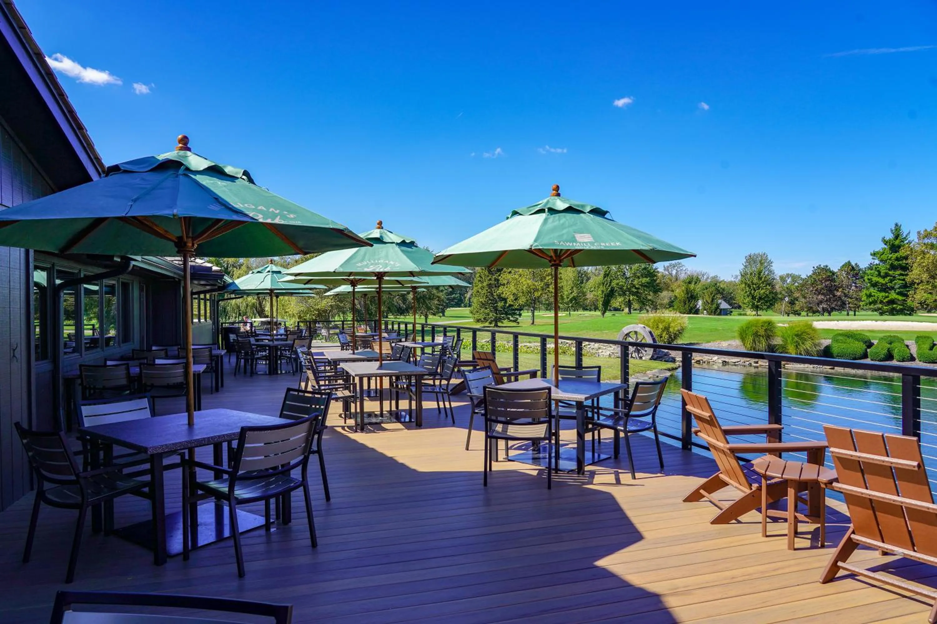 Patio in Sawmill Creek by Cedar Point Resorts