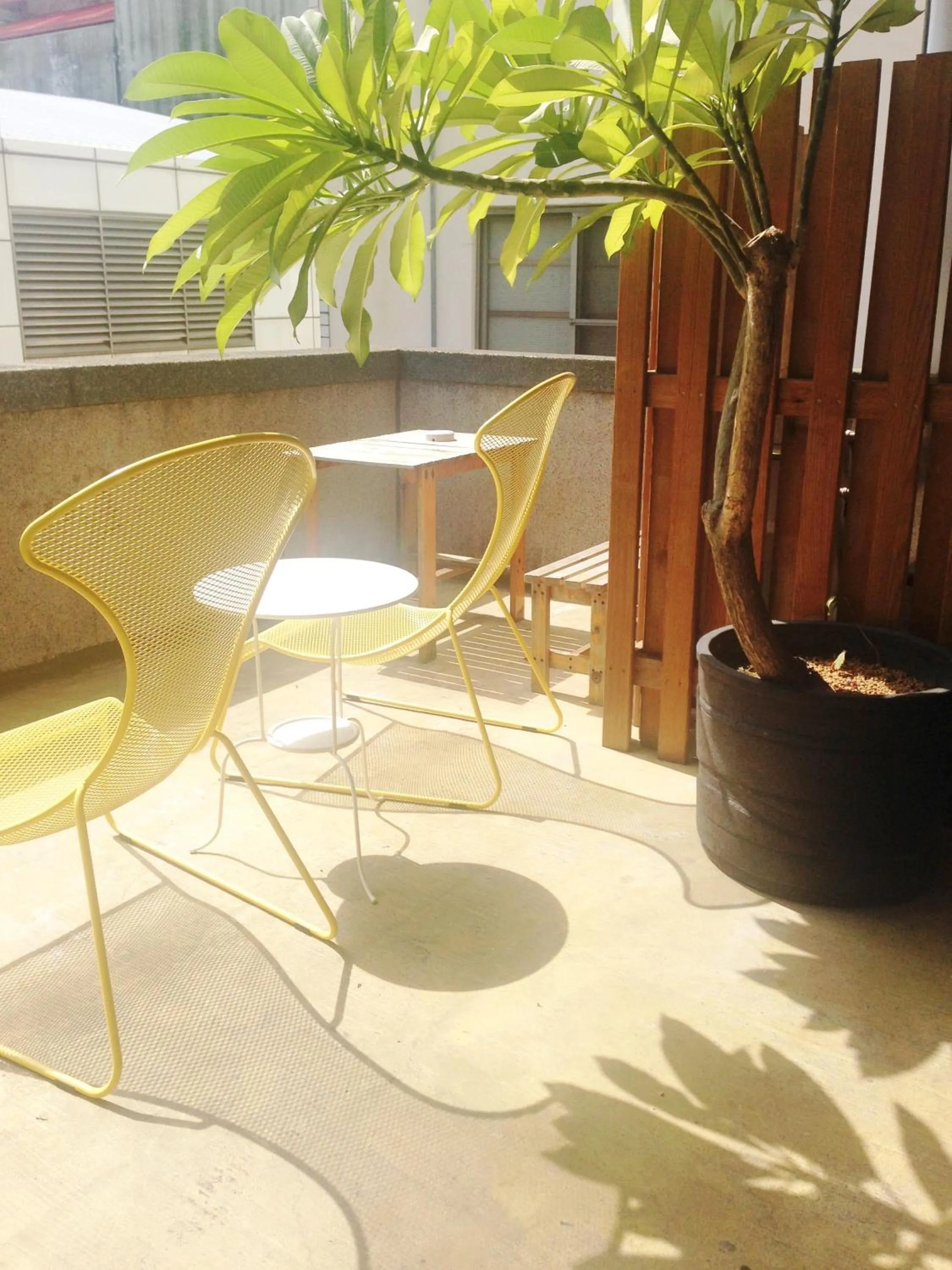 Balcony/Terrace in With Inn Hostel