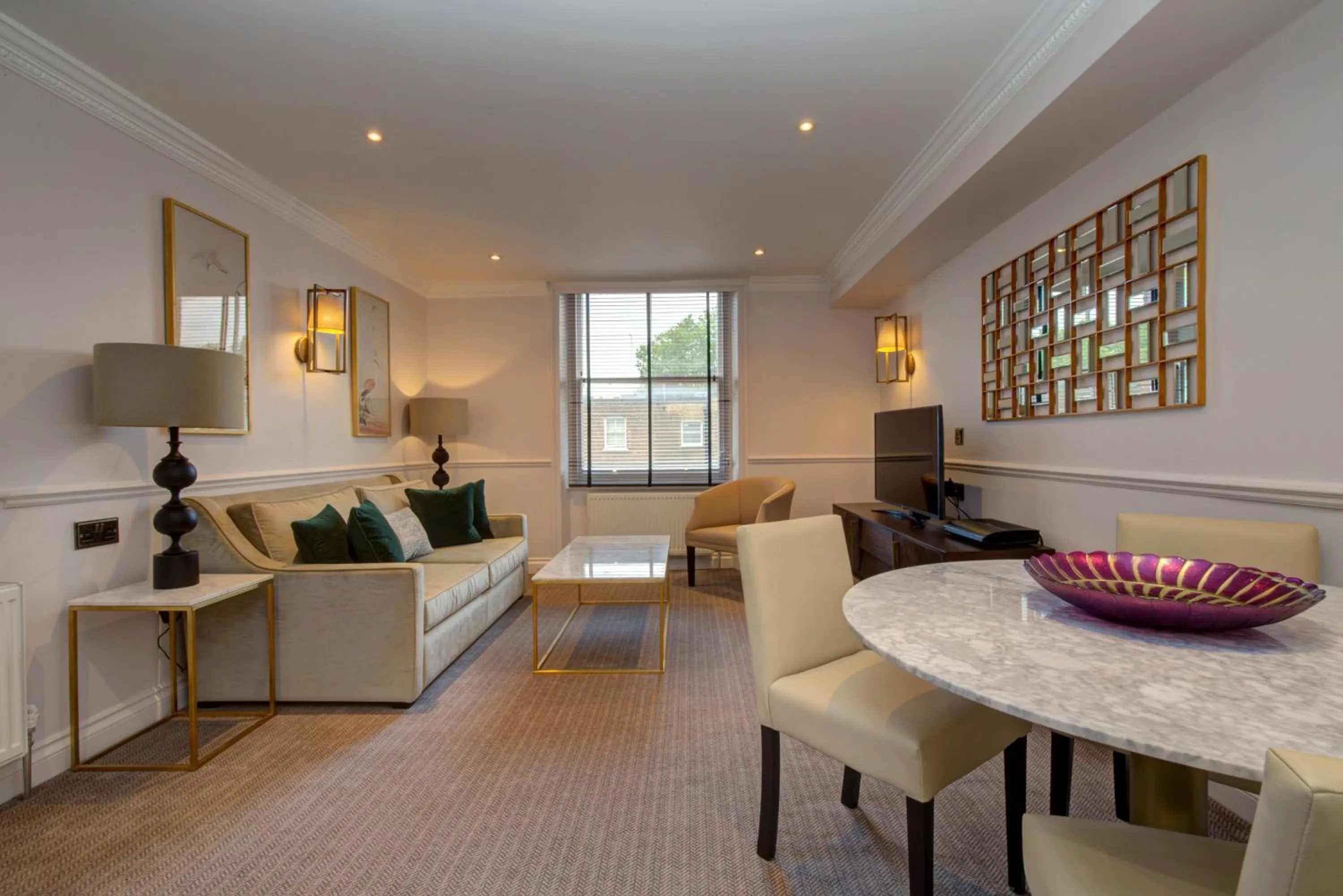 Living room in Collingham Serviced Apartments
