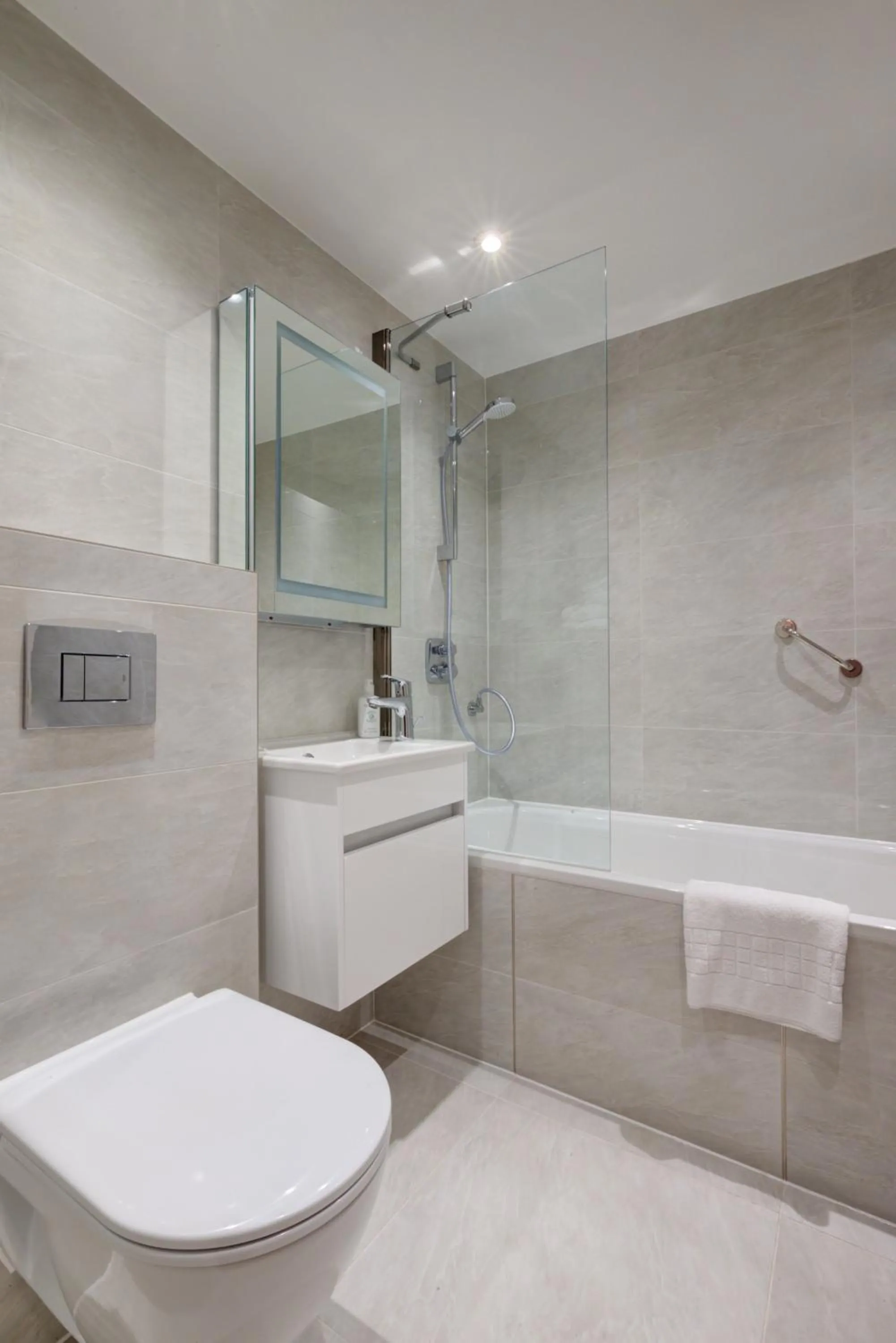 Bathroom in Collingham Serviced Apartments