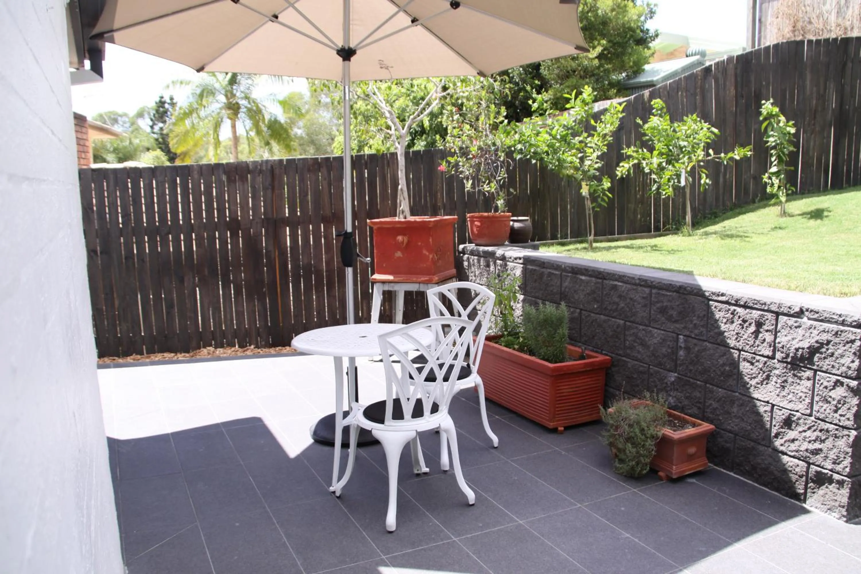 Balcony/Terrace in Paperbark Bed & Breakfast