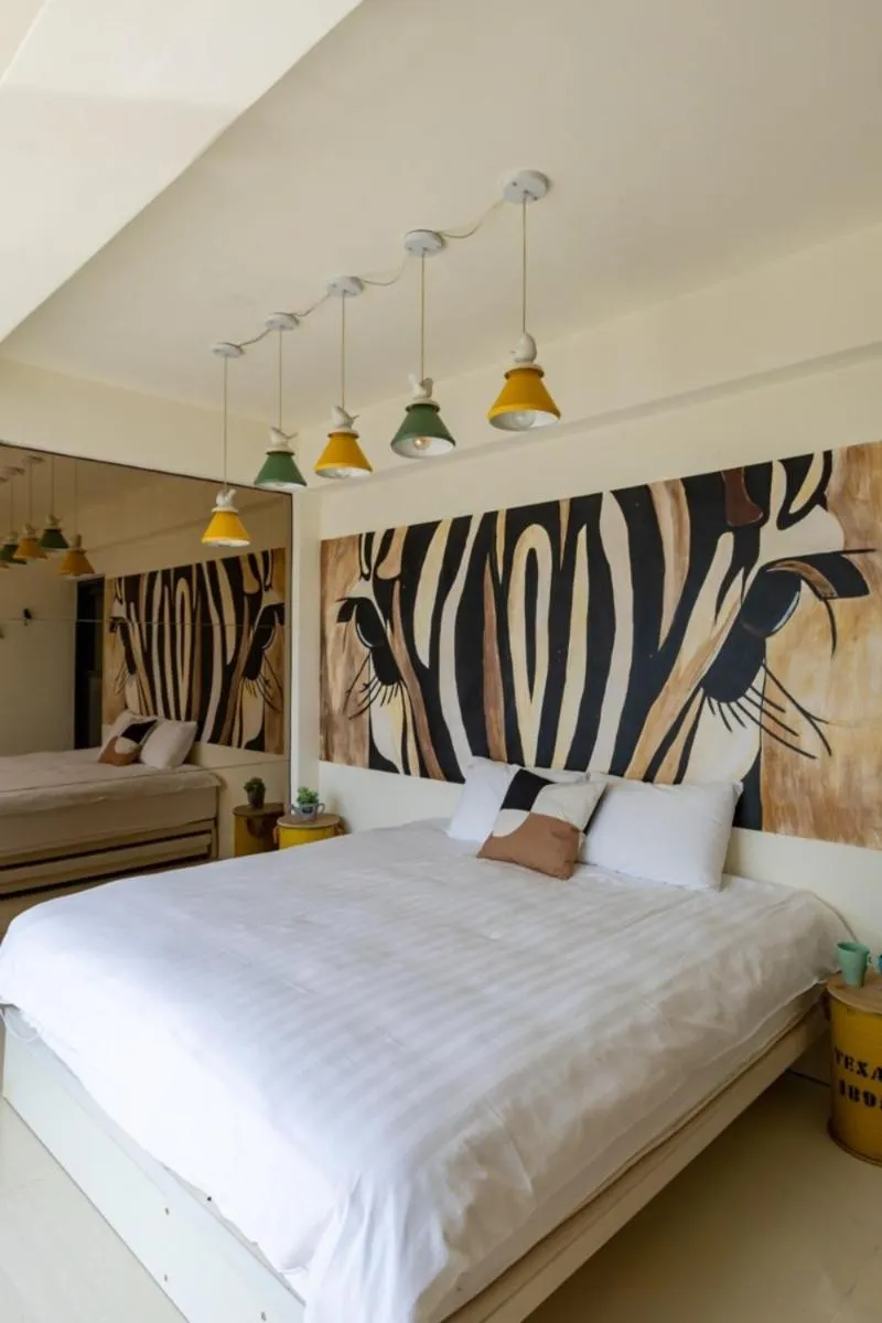 Bed in Hi Zebra Travel B&B