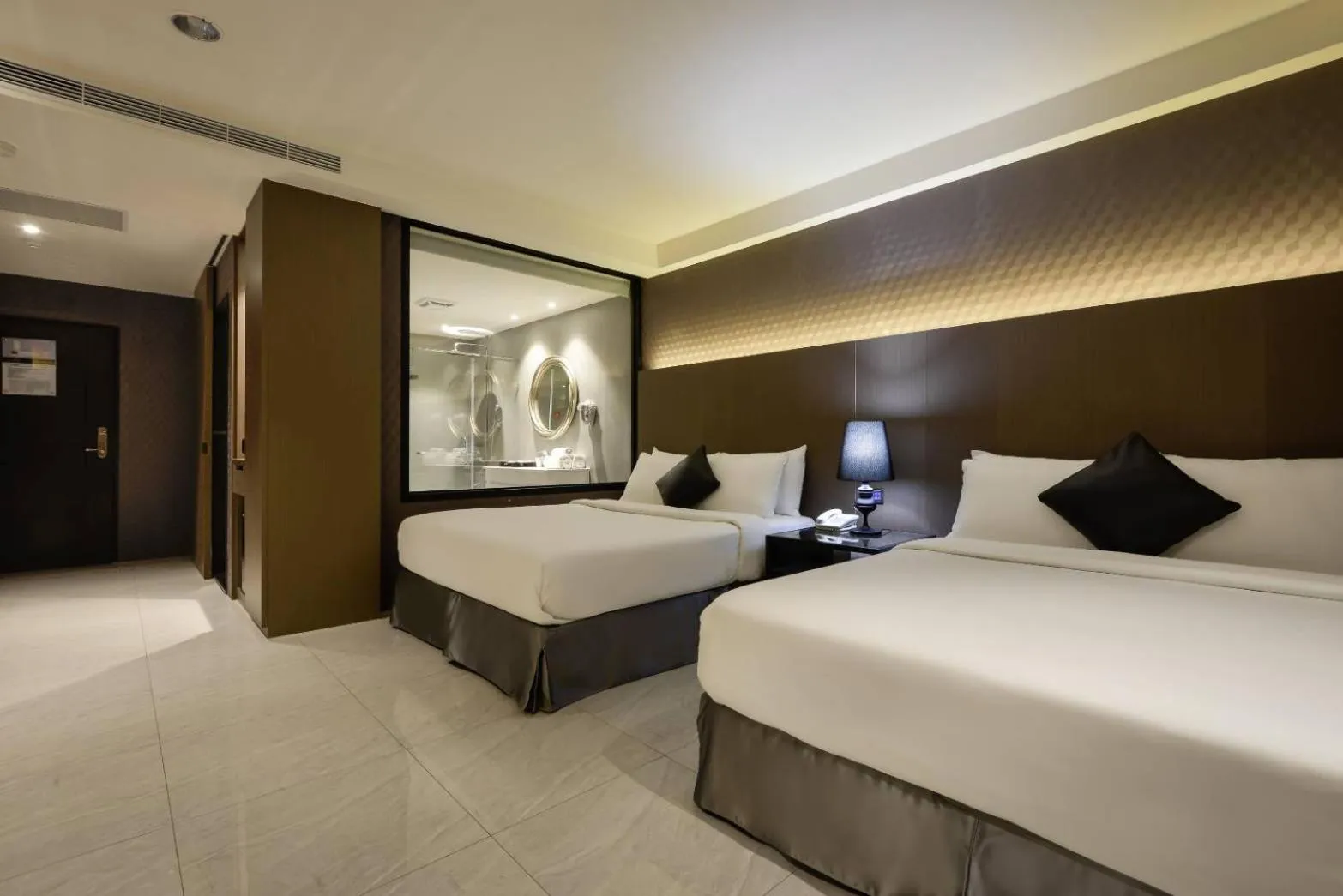 Photo of the whole room, Bed in M Hotel