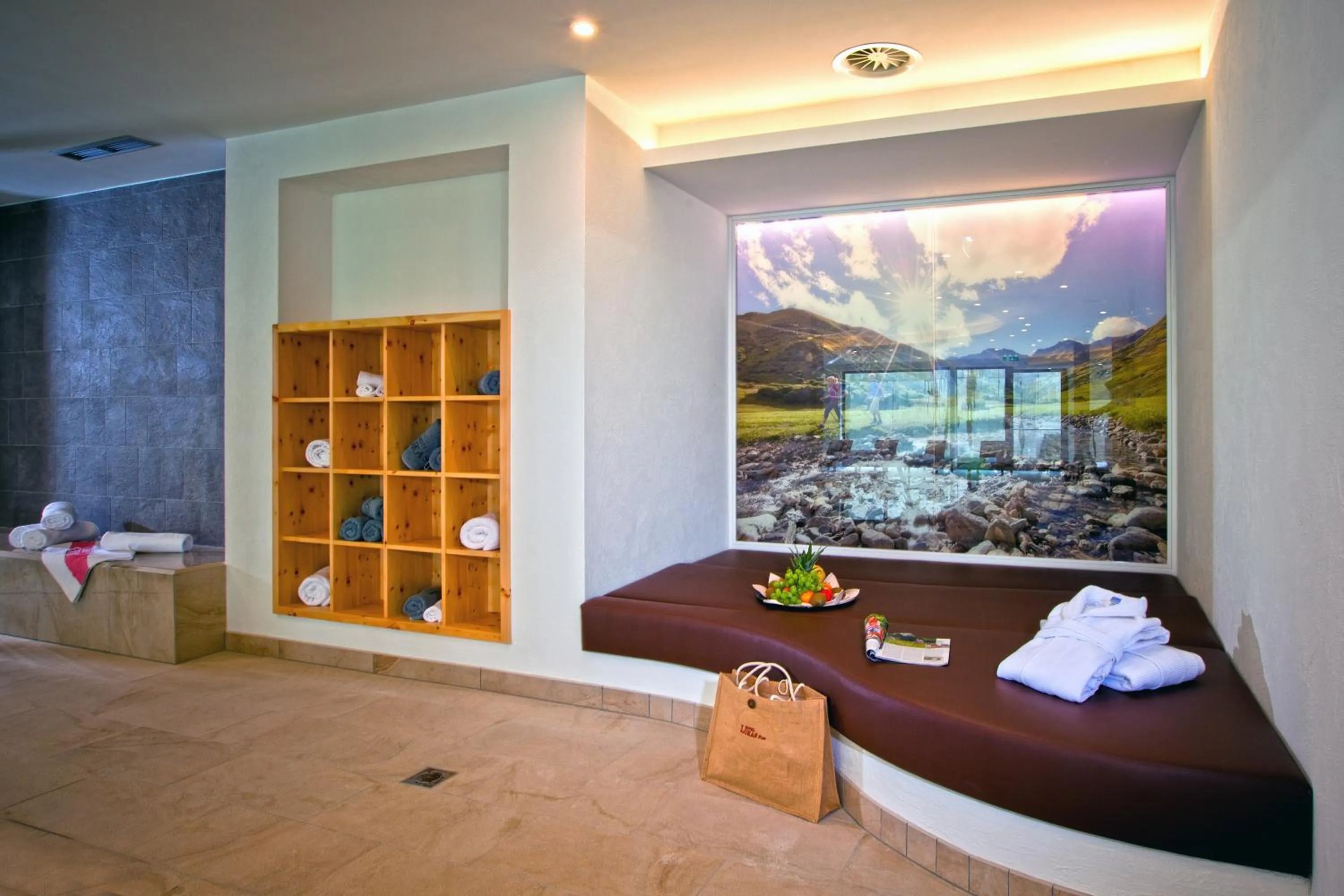 Spa and wellness centre/facilities in Hotel Lukas