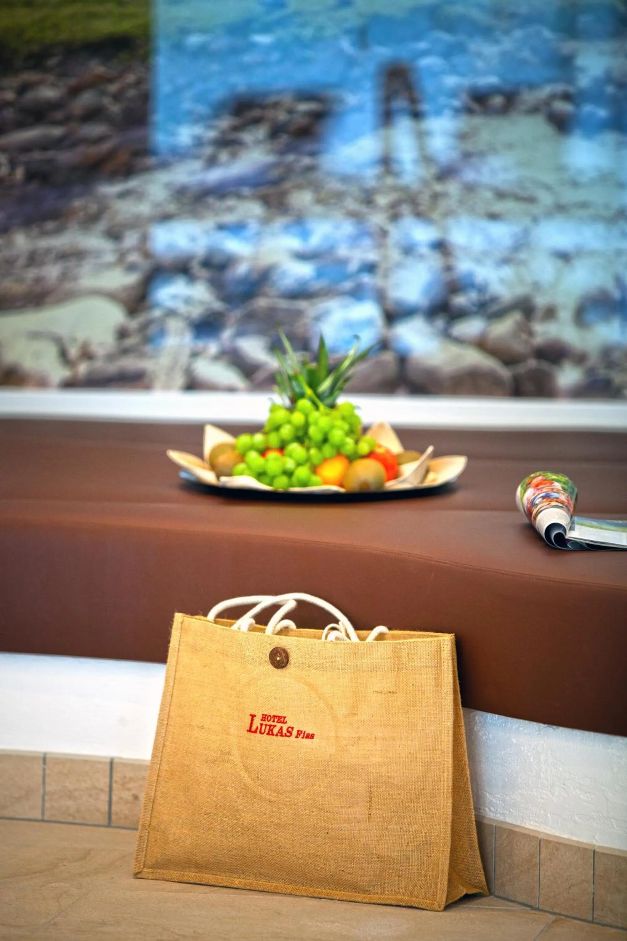 Decorative detail in Hotel Lukas