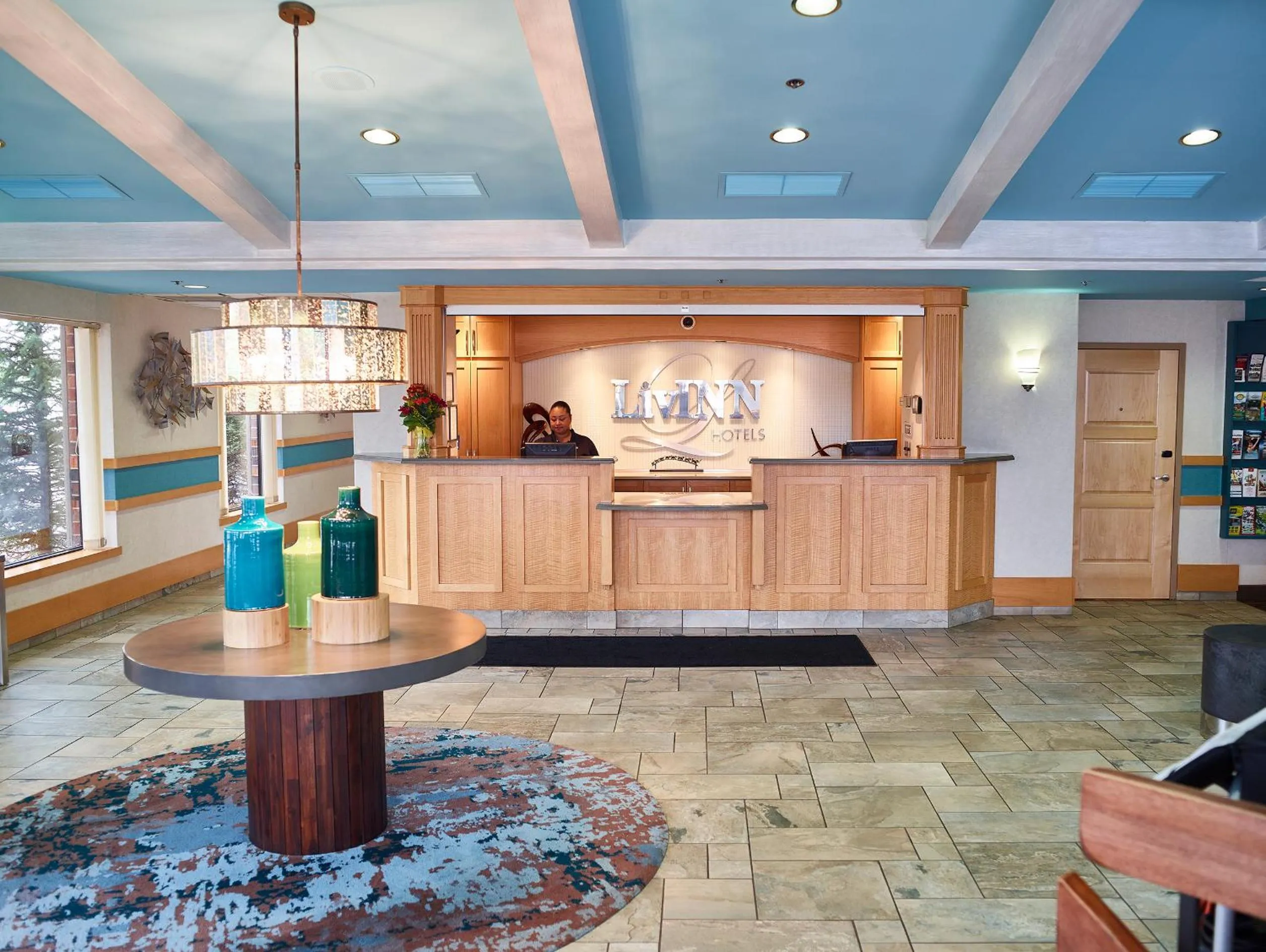 Lobby or reception in LivINN Hotel Minneapolis North / Fridley