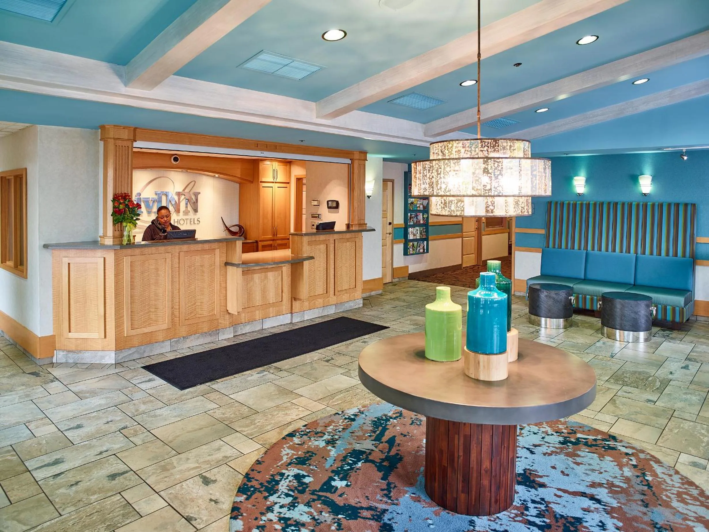 Lobby or reception in LivINN Hotel Minneapolis North / Fridley
