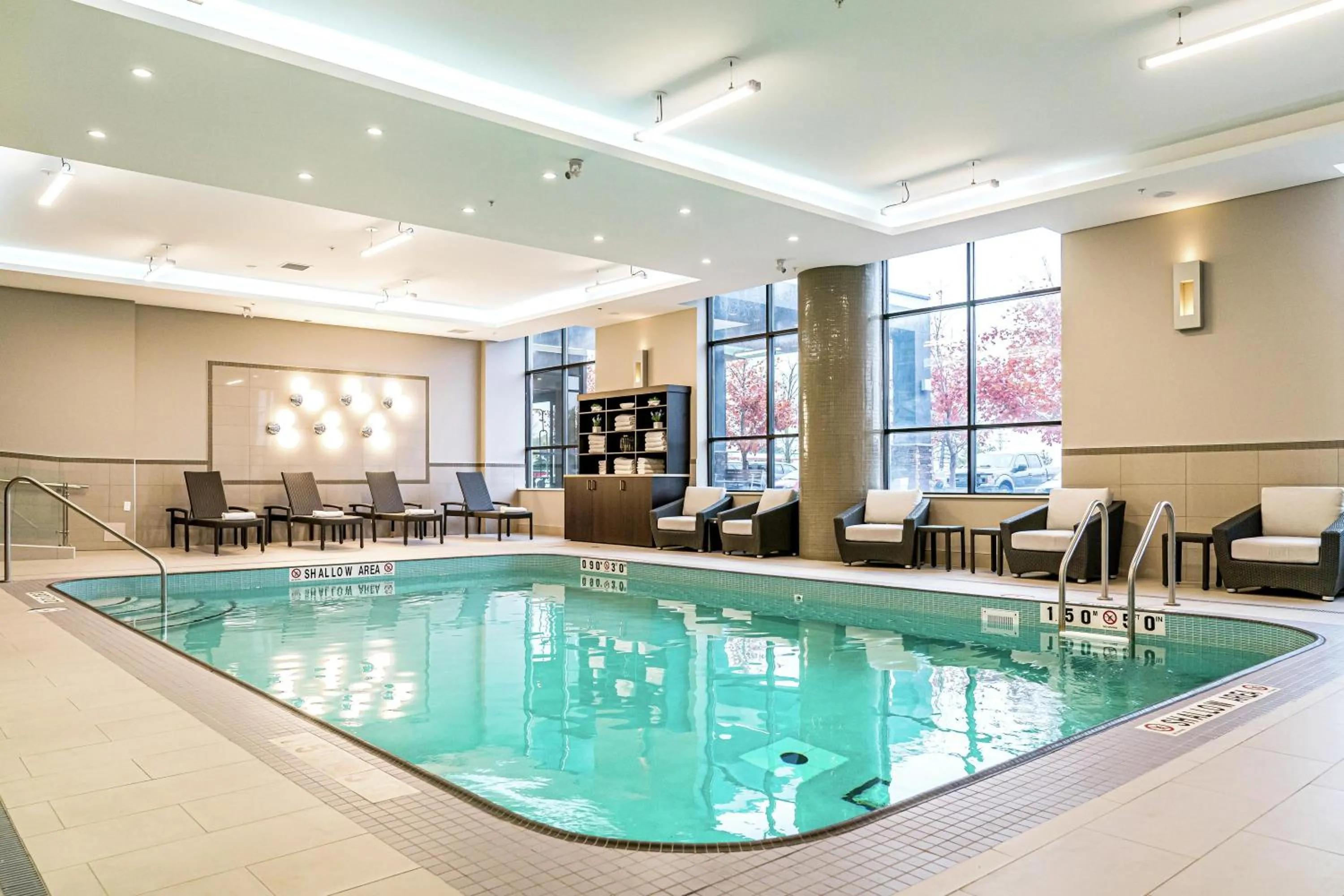 Pool view in DoubleTree by Hilton Kitchener