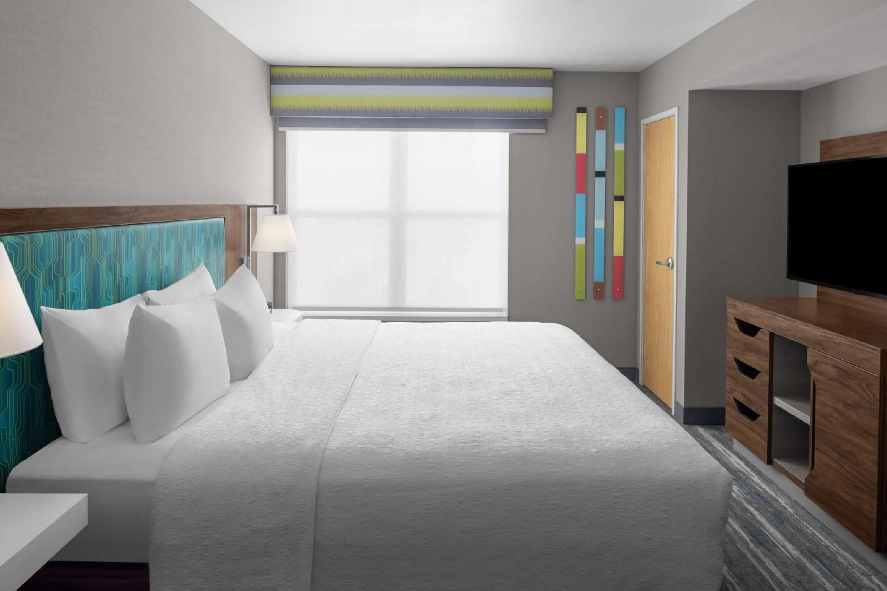 Bed in Hampton Inn & Suites Orem/Provo