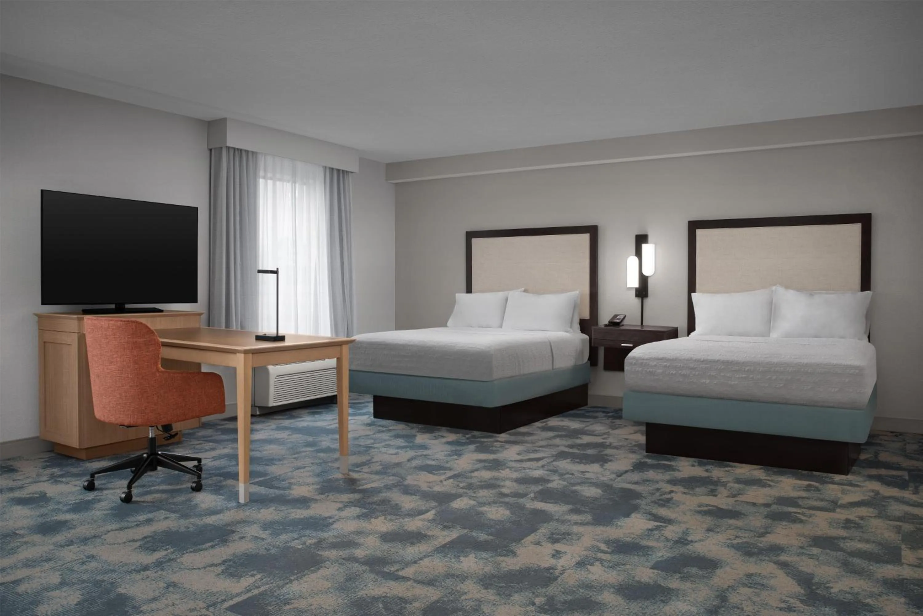 Bedroom, Bed in Hampton Inn Yemassee/Point South, Sc