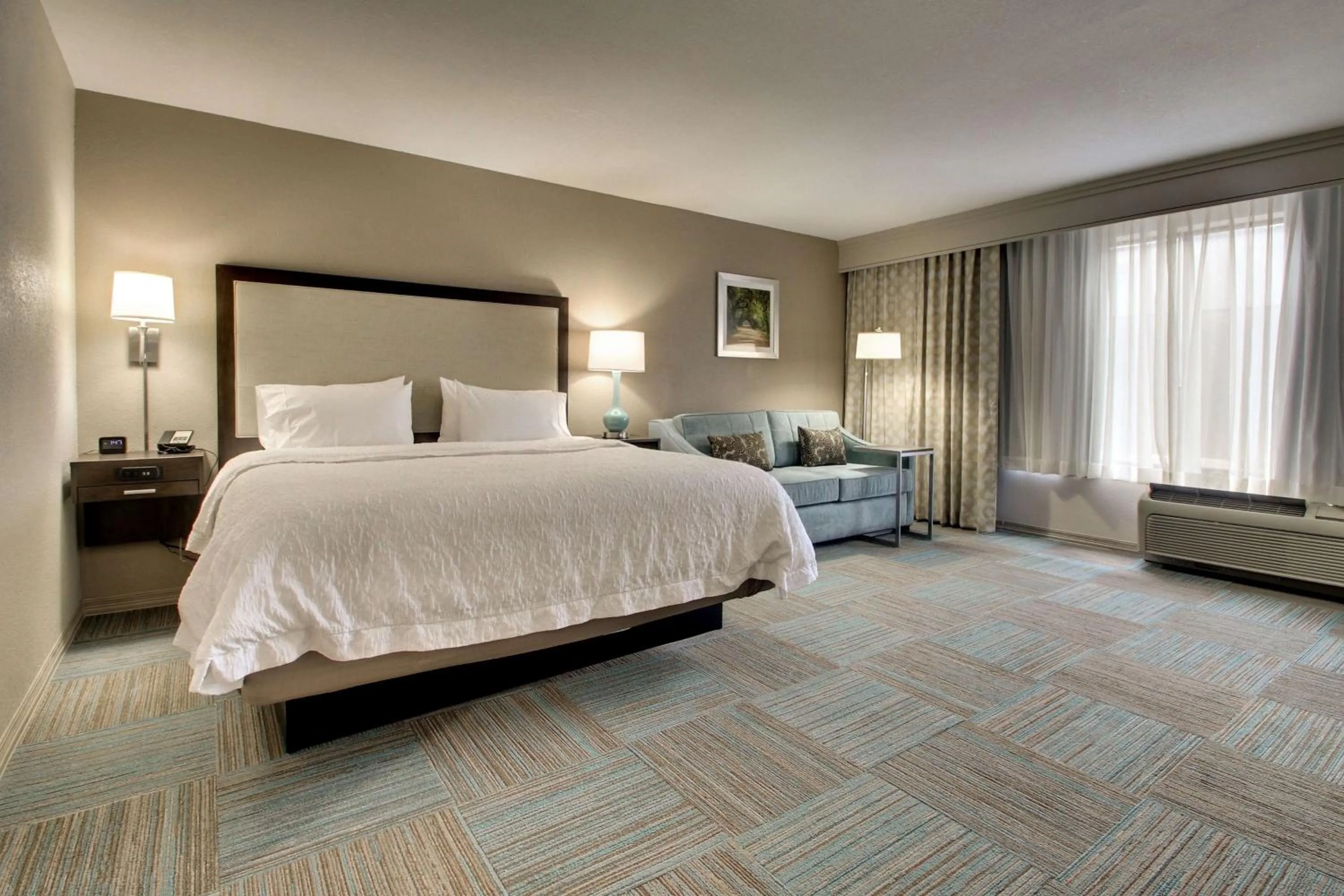 Bed in Hampton Inn Yemassee/Point South, Sc