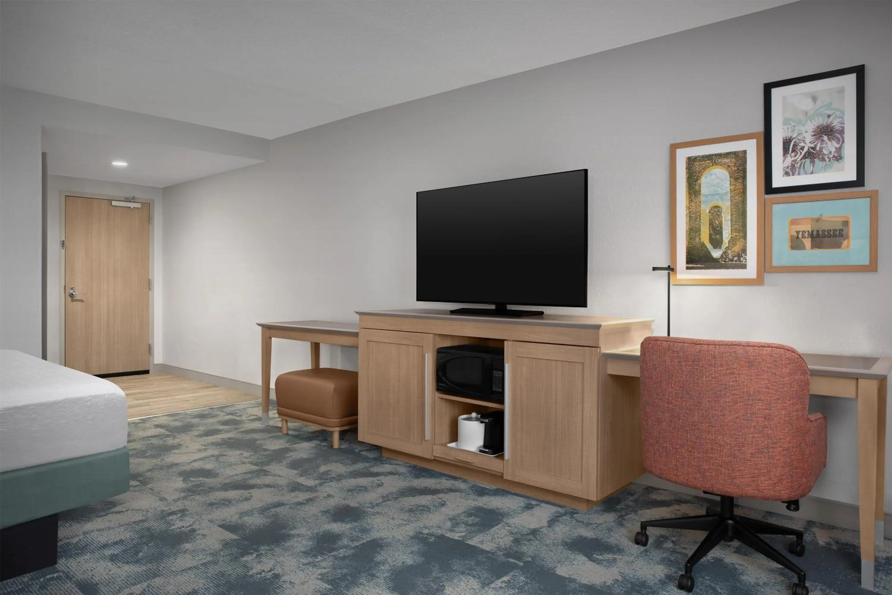 Bedroom, Bed in Hampton Inn Yemassee/Point South, Sc