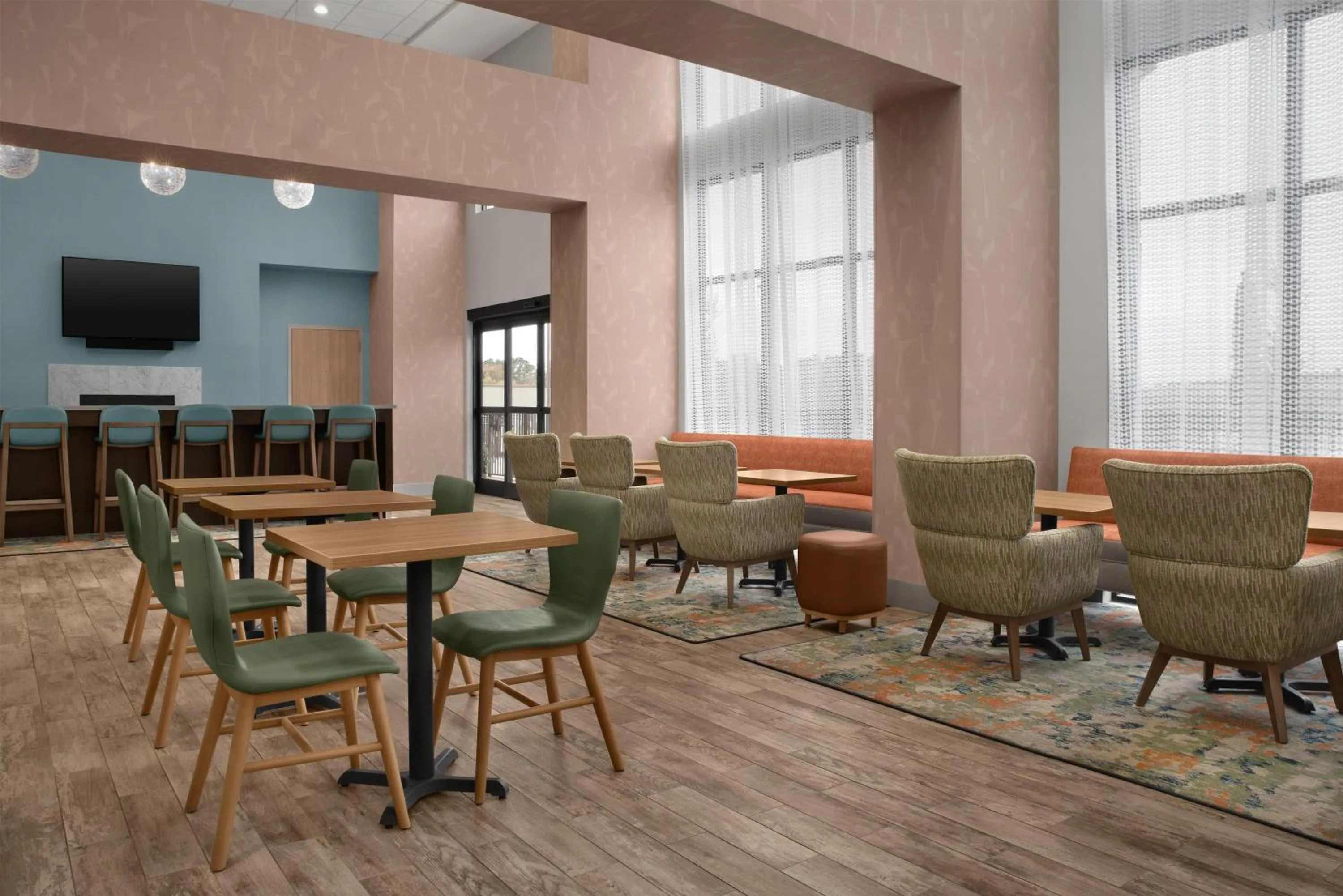 Breakfast in Hampton Inn Yemassee/Point South, Sc