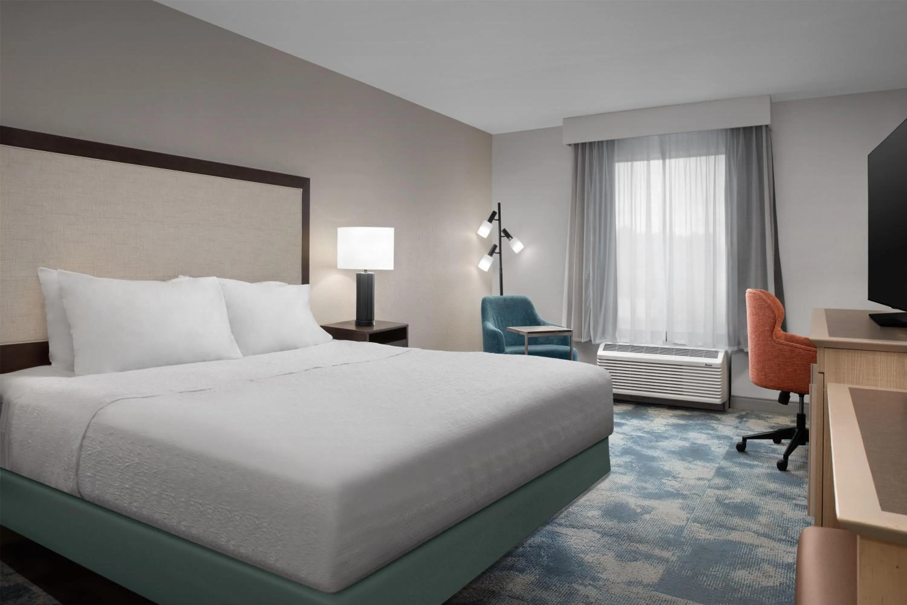 Bed in Hampton Inn Yemassee/Point South, Sc