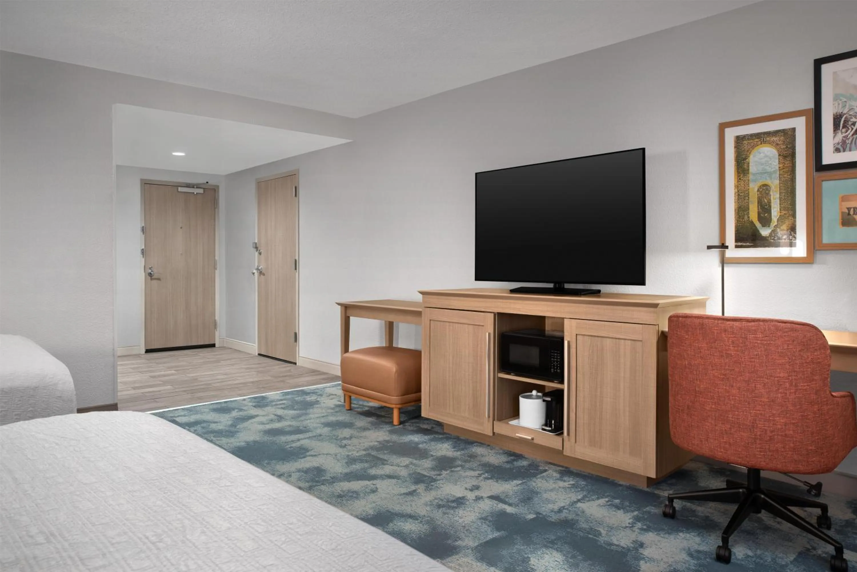 Bed in Hampton Inn Yemassee/Point South, Sc