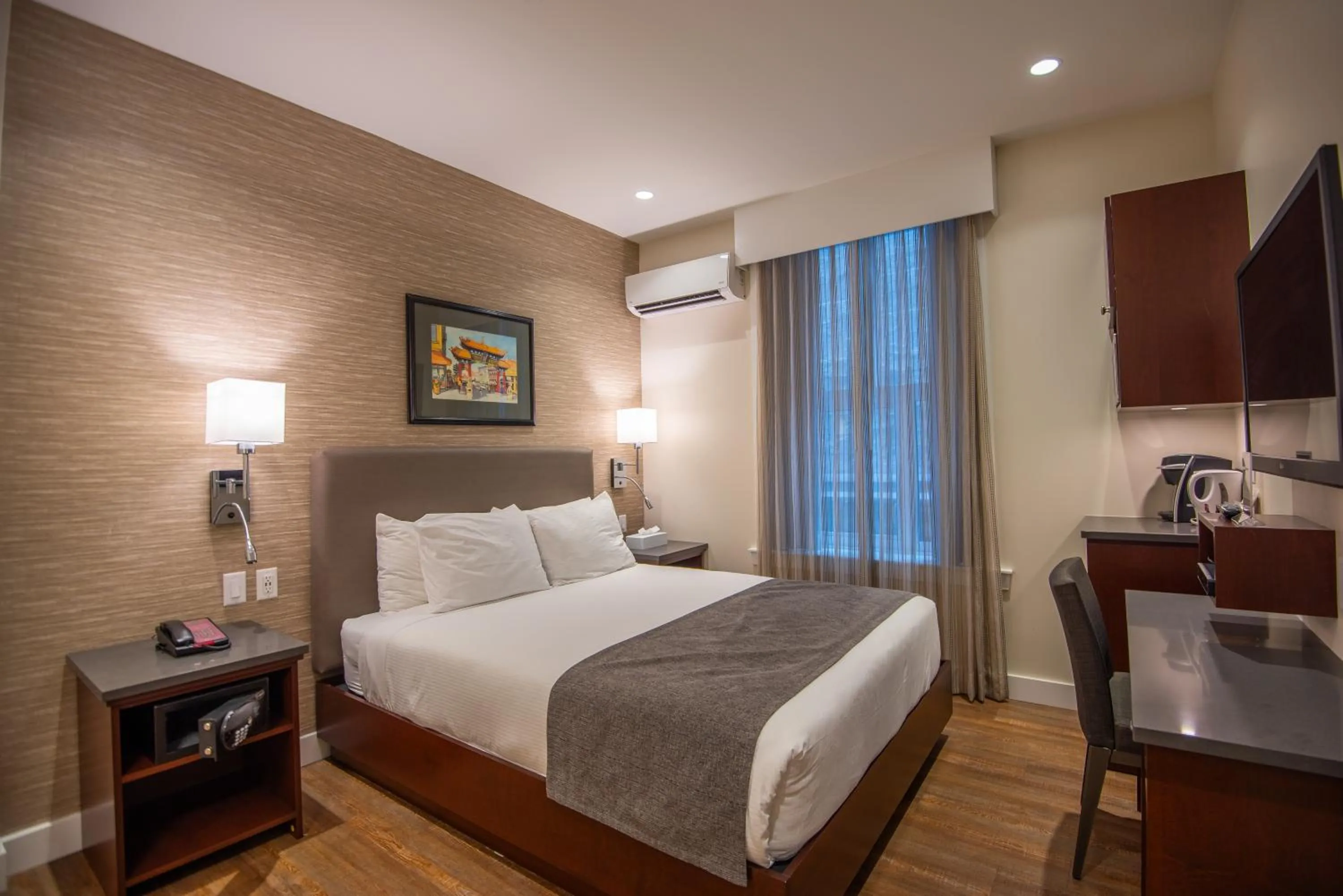 Bed in Strathcona Hotel