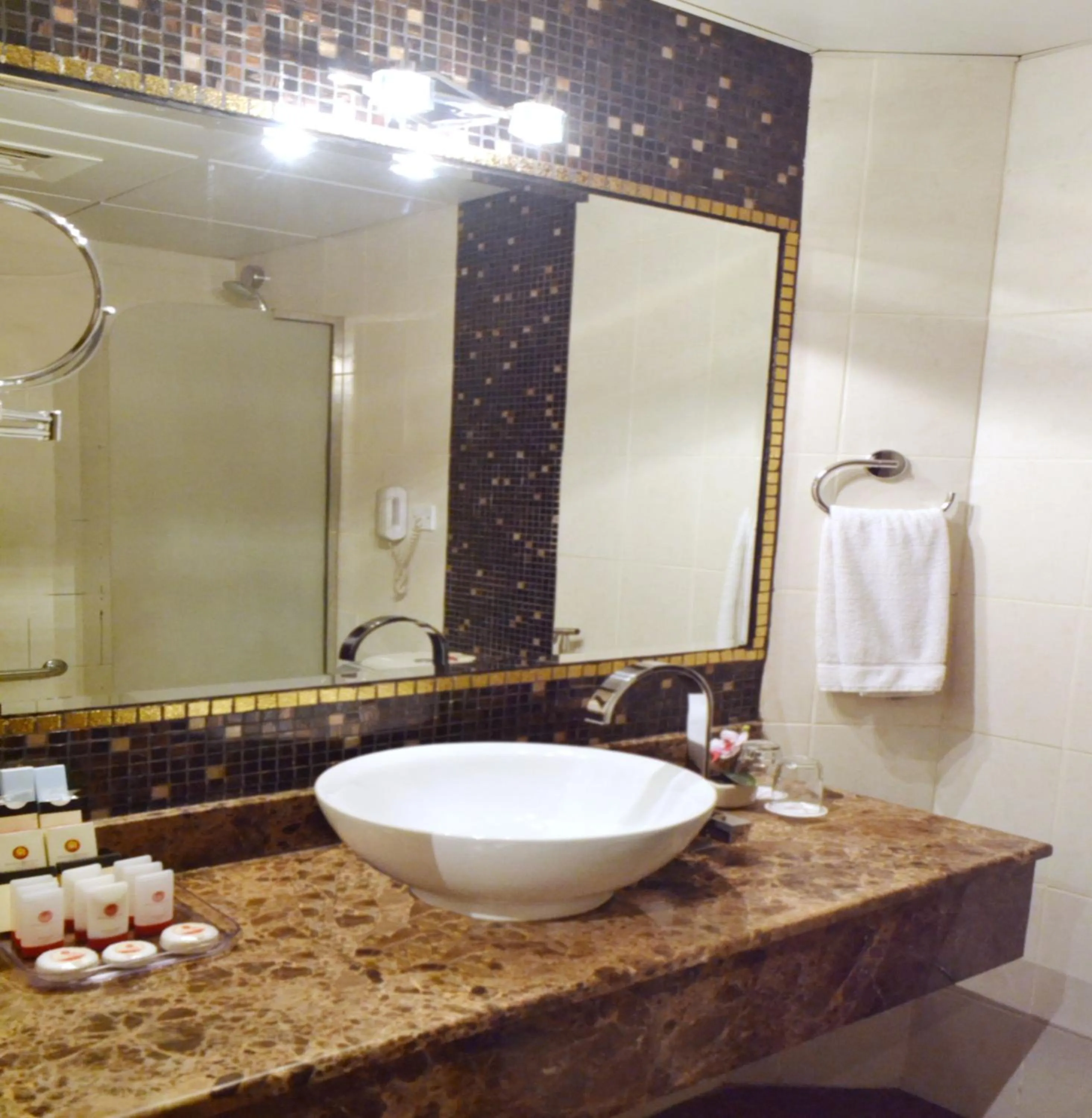 Shower in Dorus Hotel