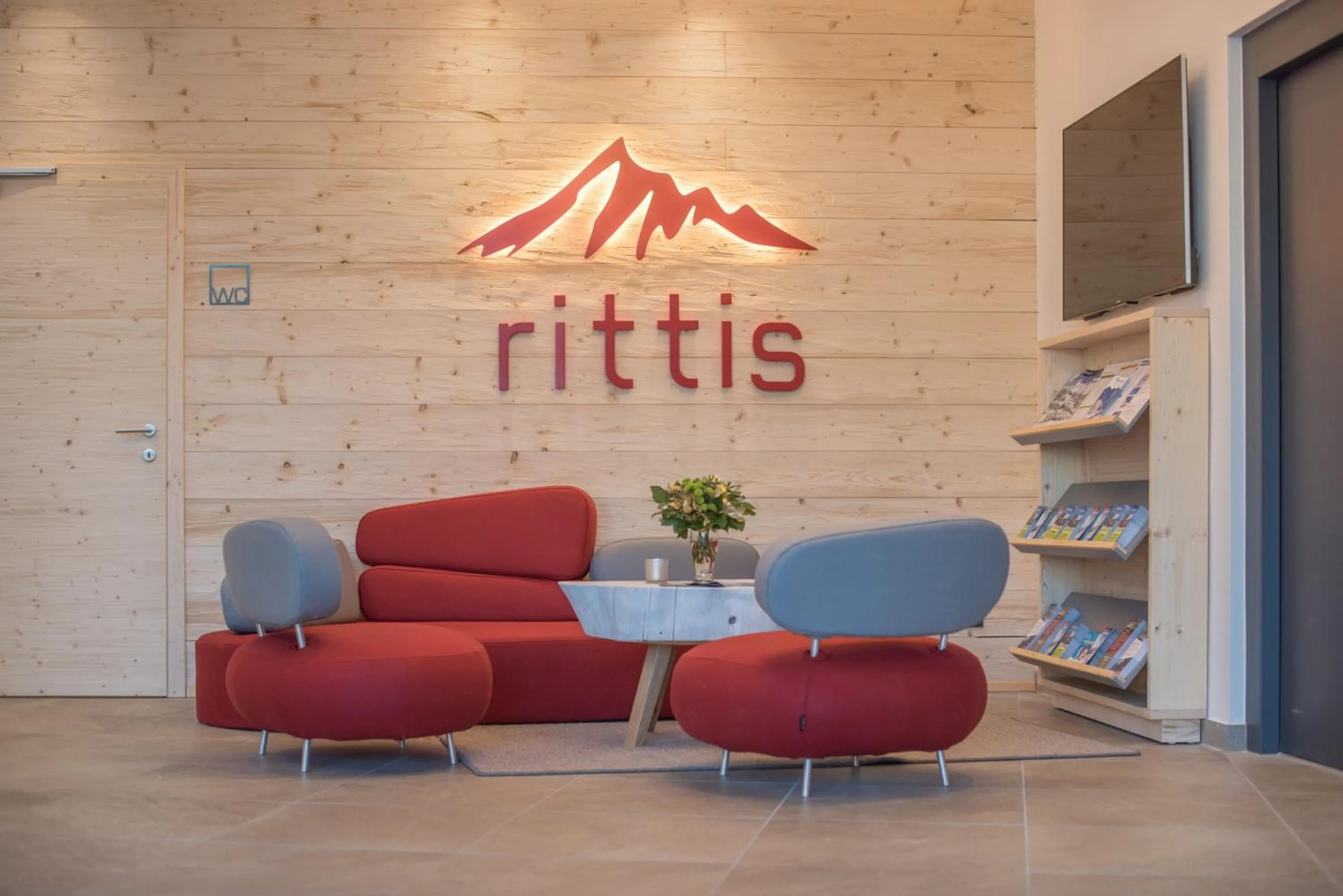 Lobby or reception in Rittis Alpin Chalets Dachstein