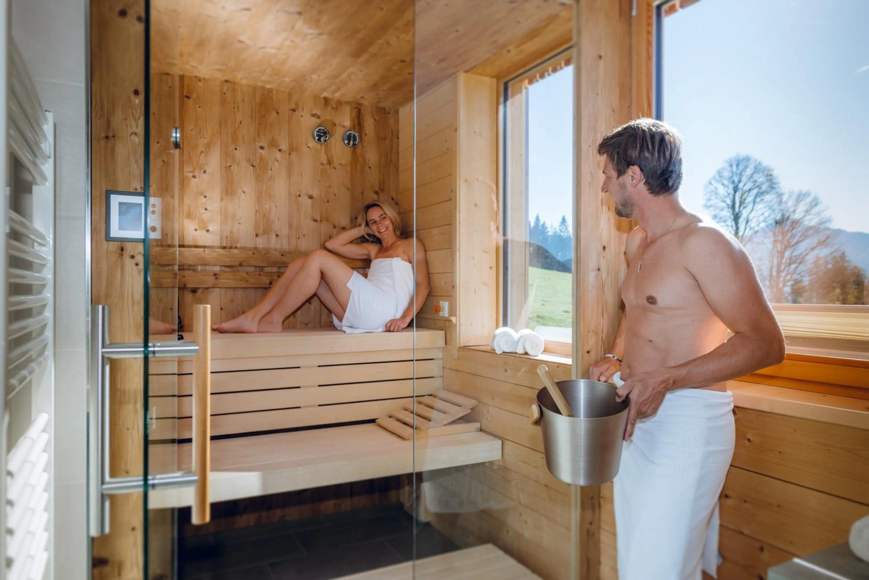 Sauna in Rittis Alpin Chalets Dachstein