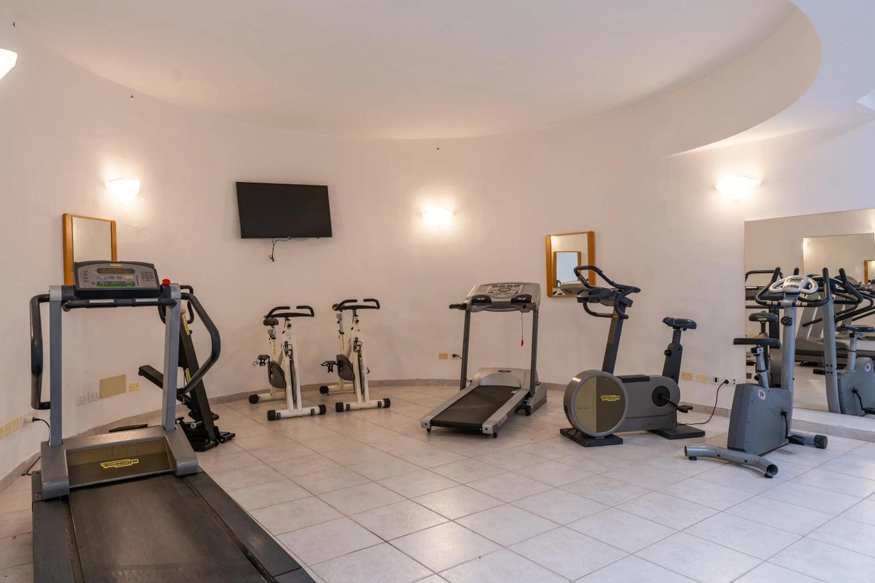 Fitness centre/facilities in Hotel Cormoran