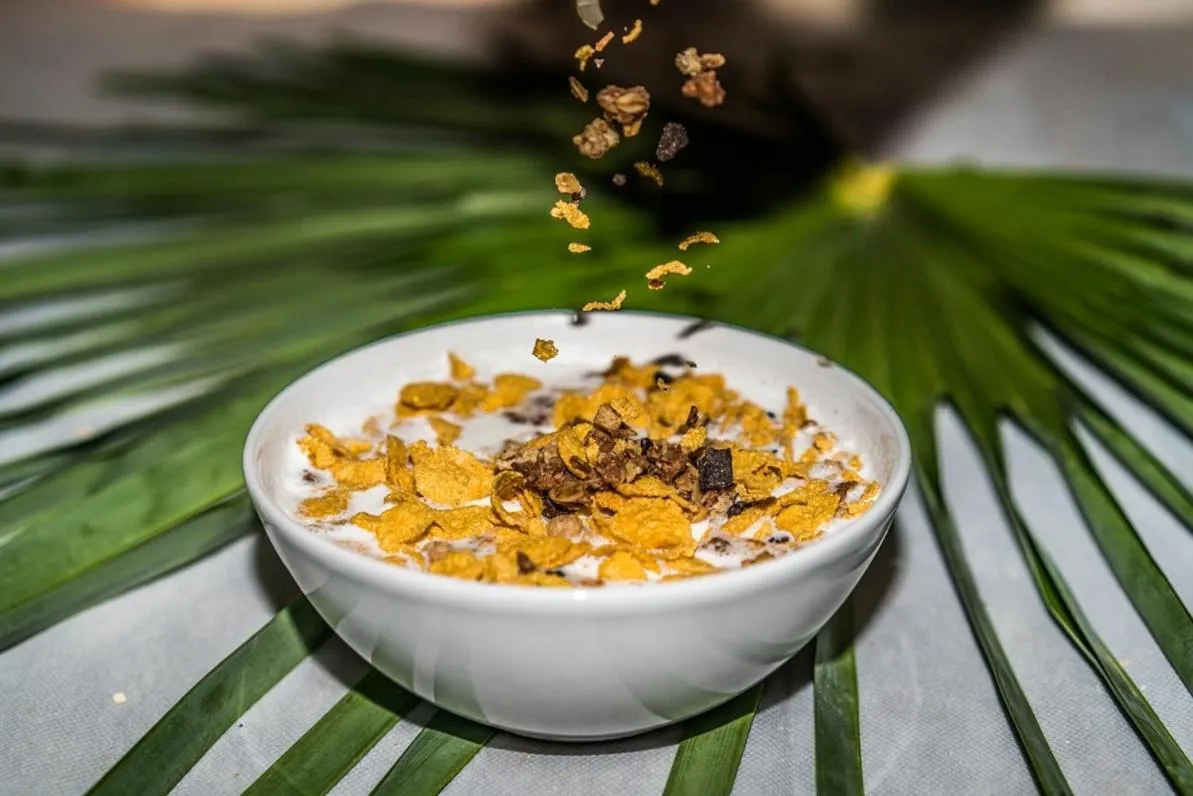 Food close-up in Hotel Tre Rose