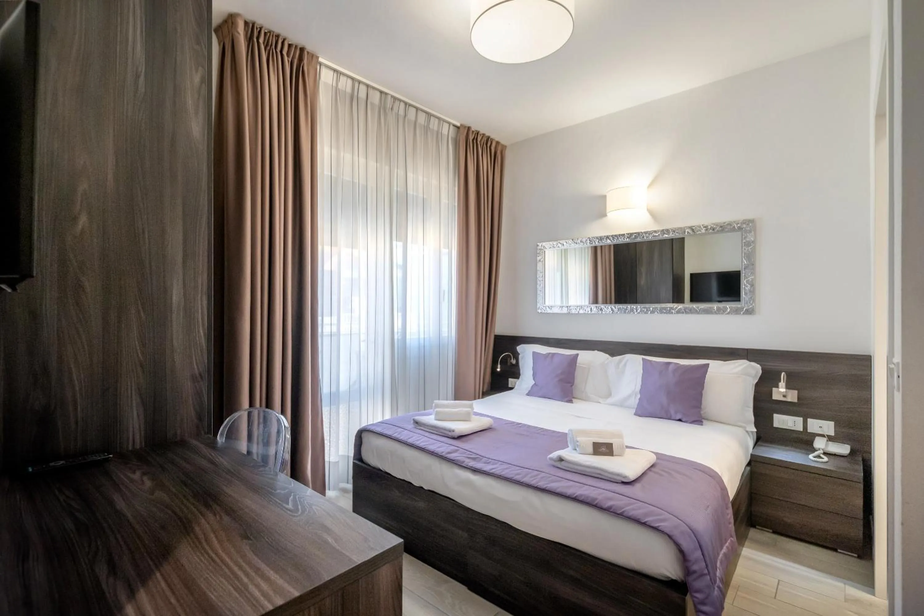 Bed in Hotel Tre Rose