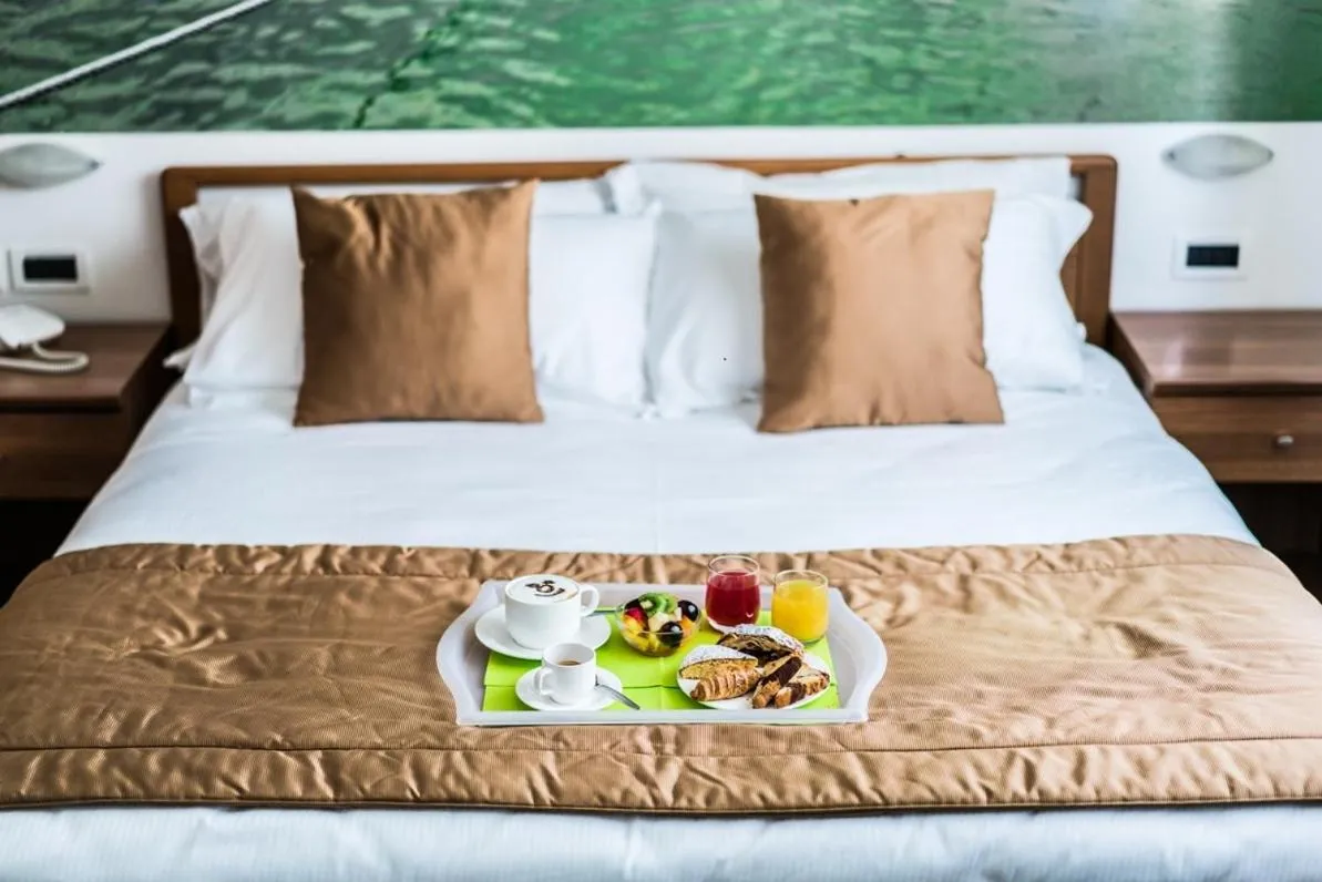 Bed in Hotel Tre Rose