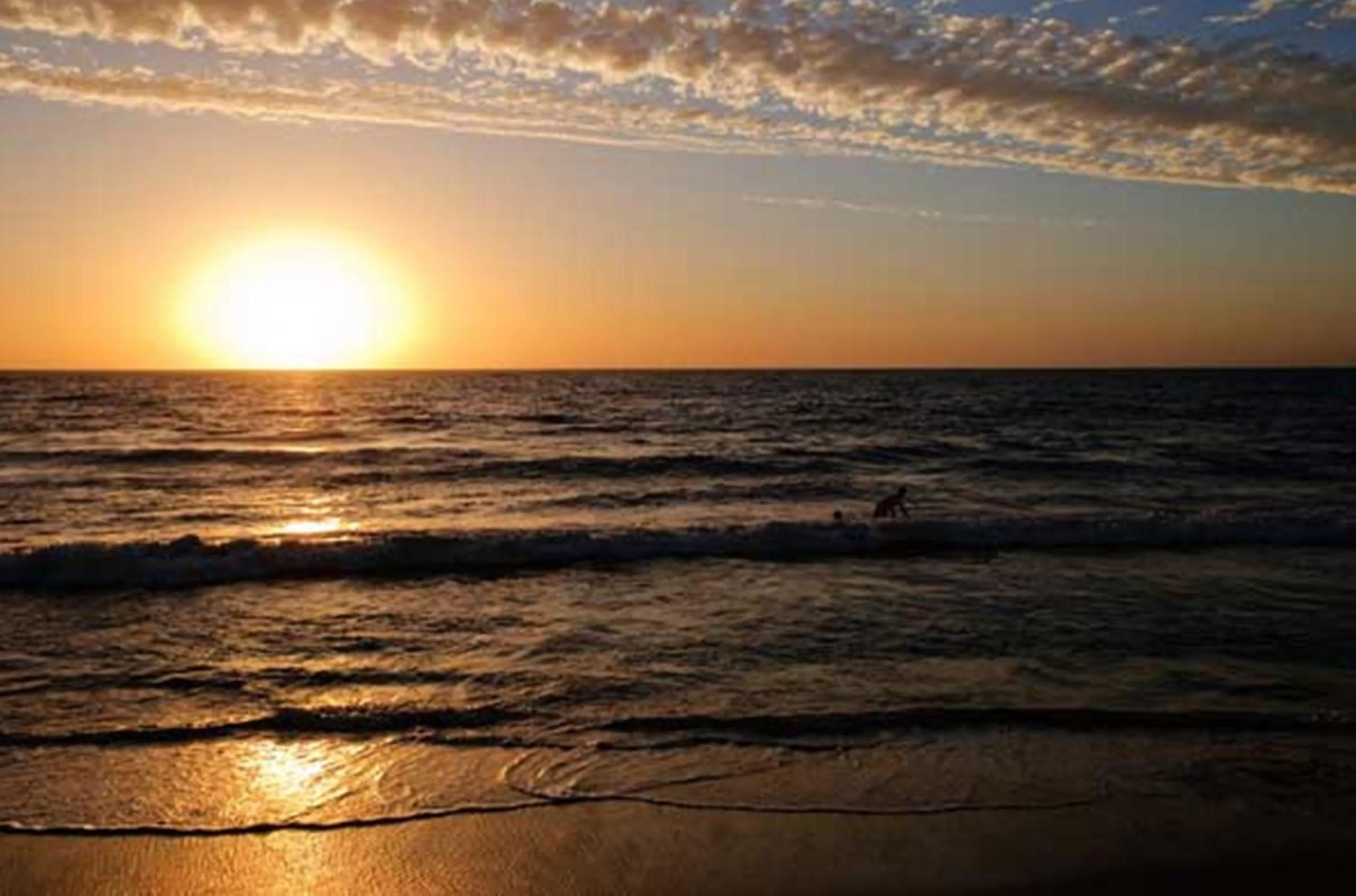 Sunset in Ocean View Motel