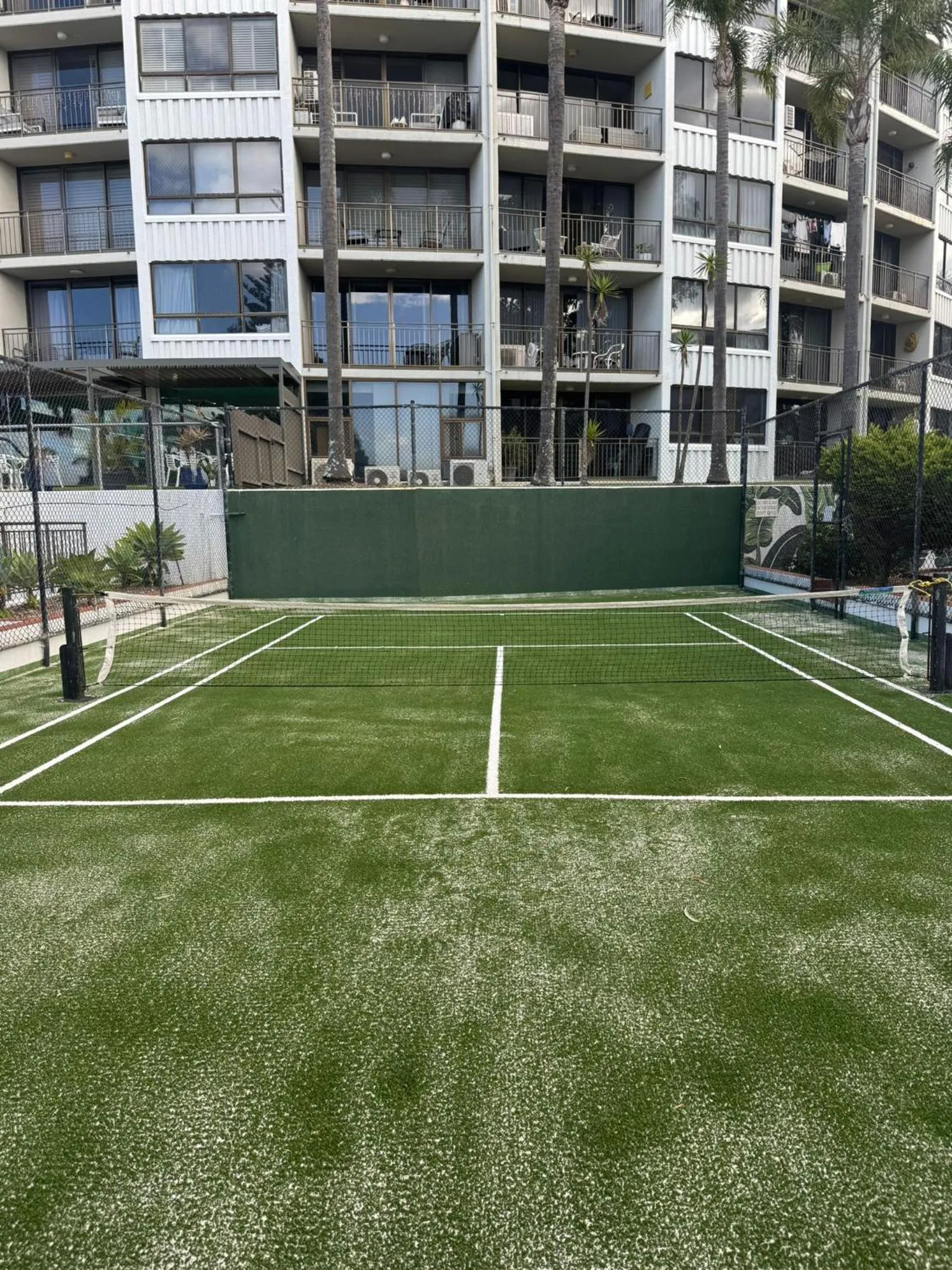 Tennis court in Royal Palm Resort on the Beach
