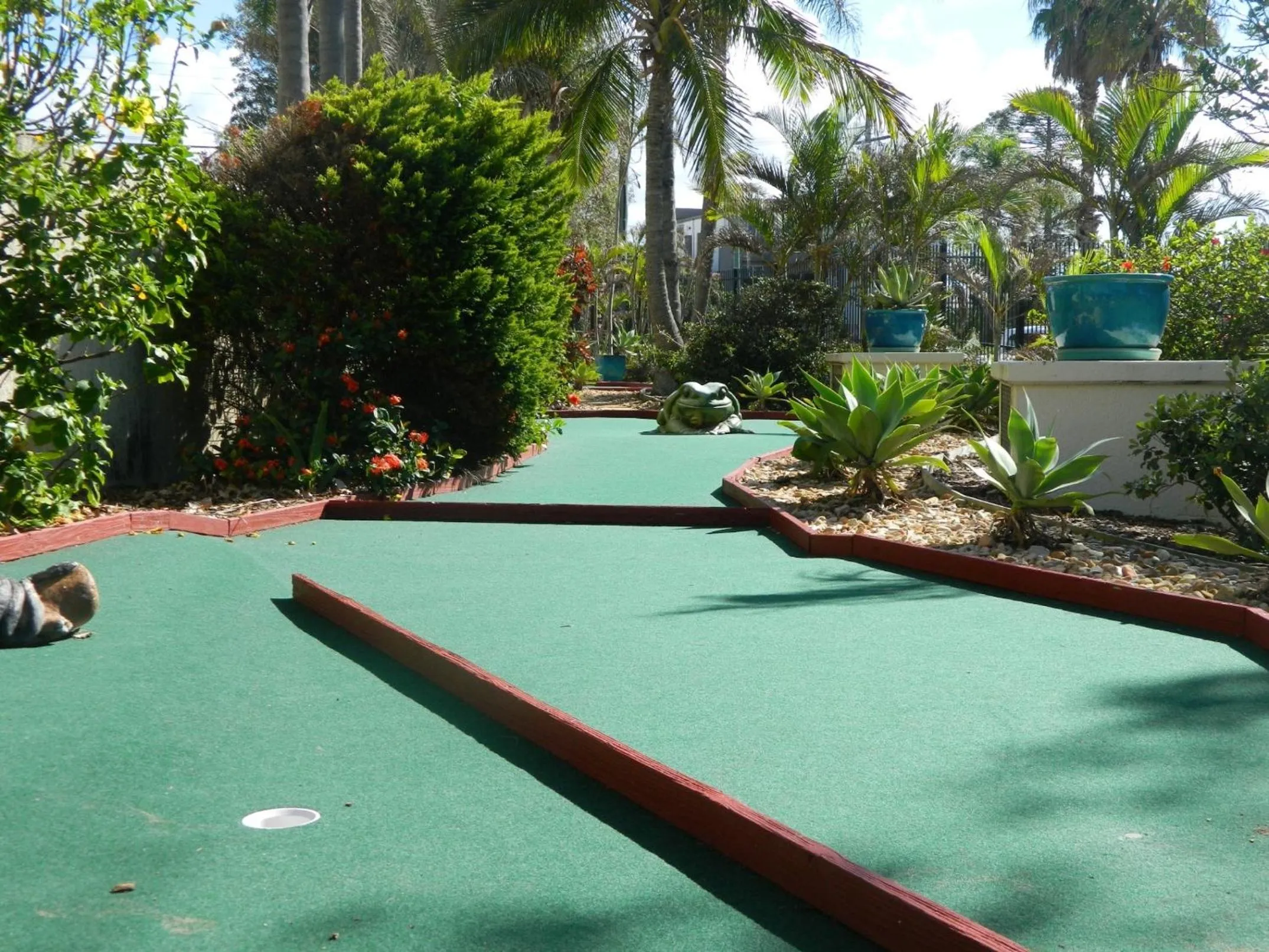 Minigolf in Royal Palm Resort on the Beach