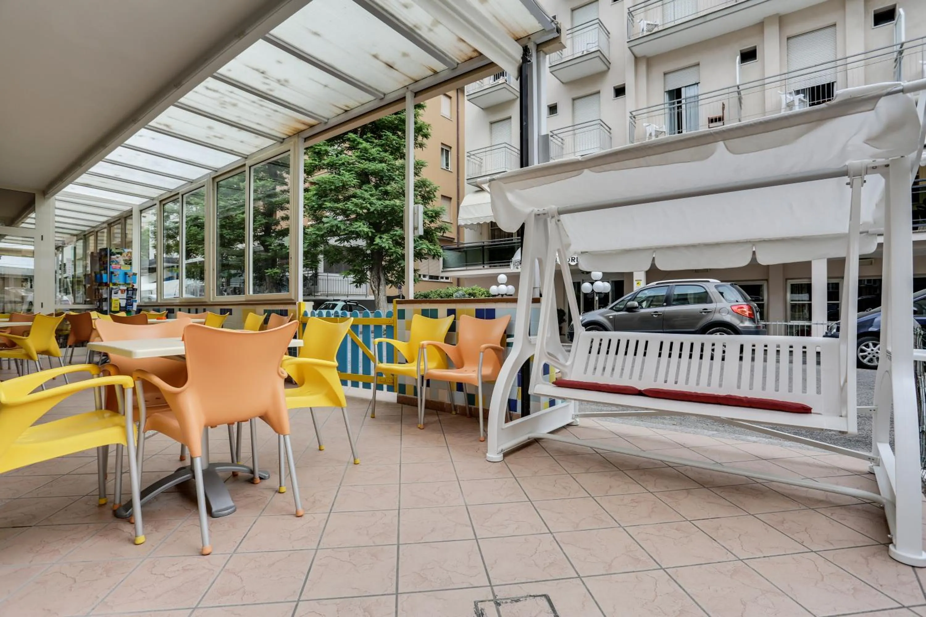 Patio in Hotel Smile