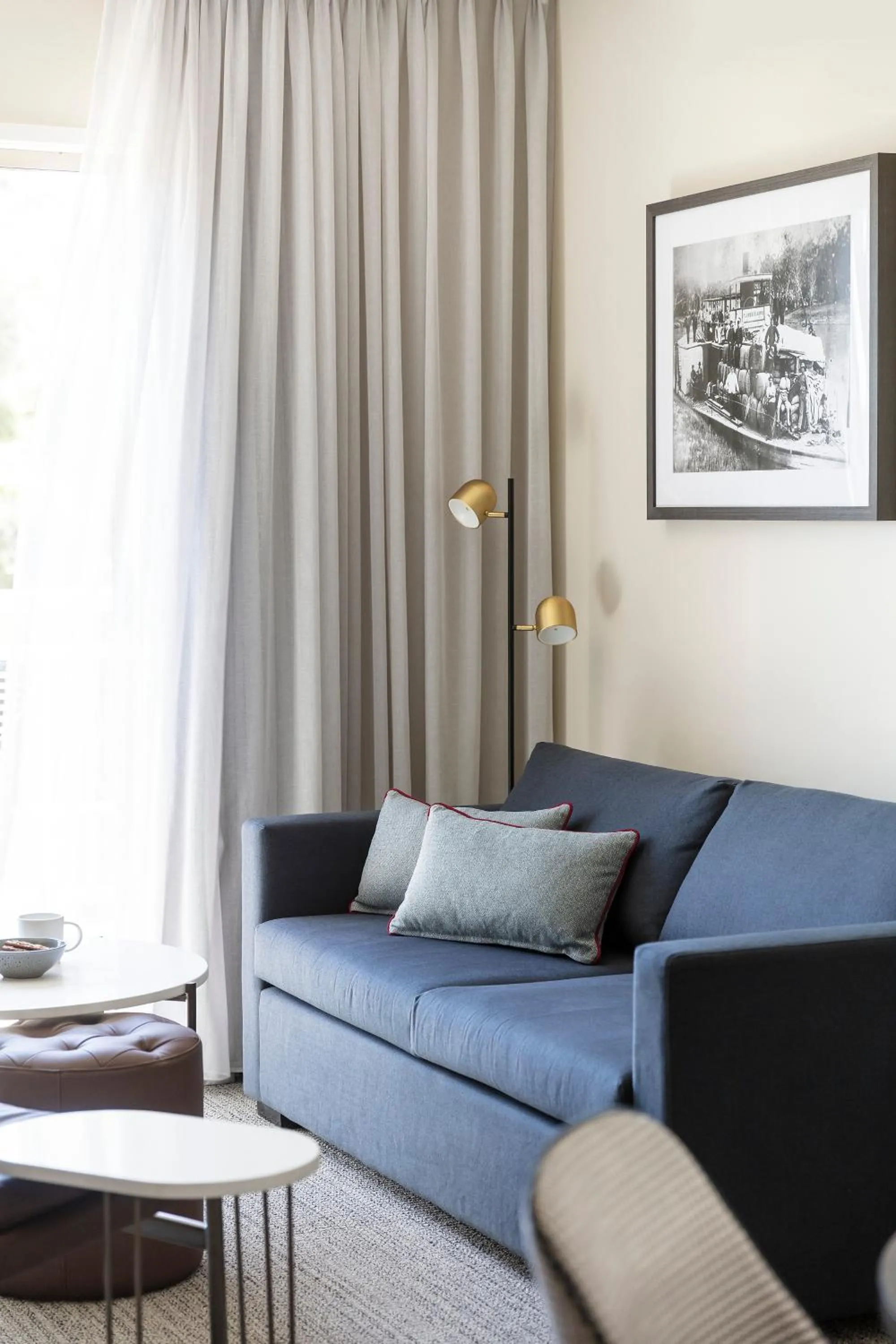 Living room in Quest Echuca