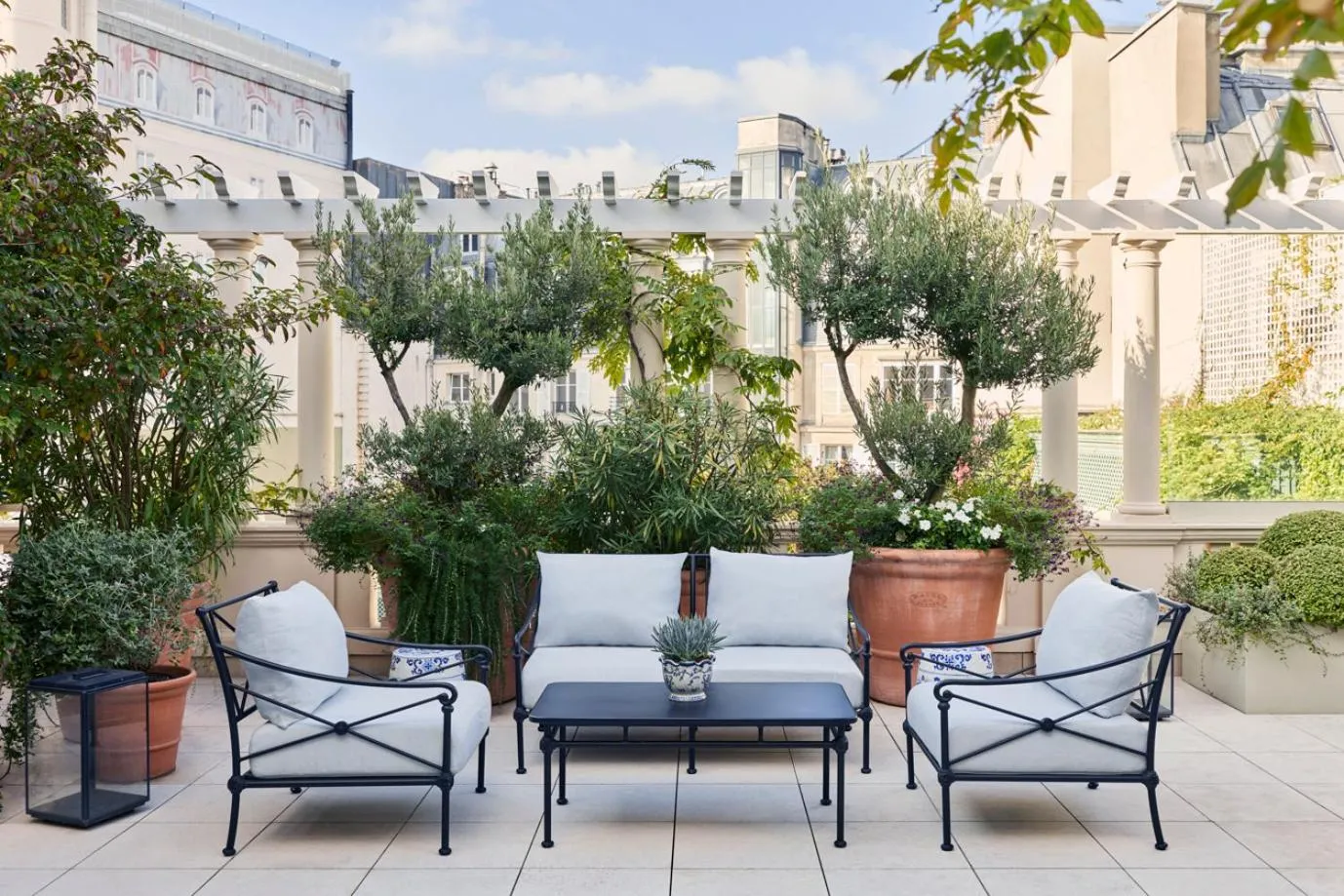 Patio in Le Bristol Paris, Oetker Hotels