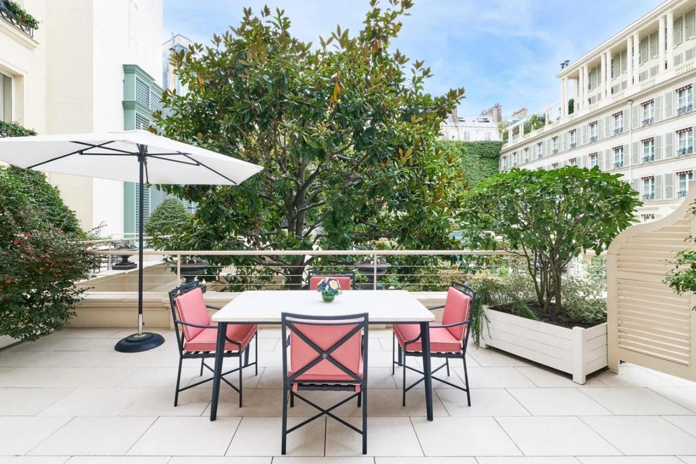 Patio in Le Bristol Paris, Oetker Hotels