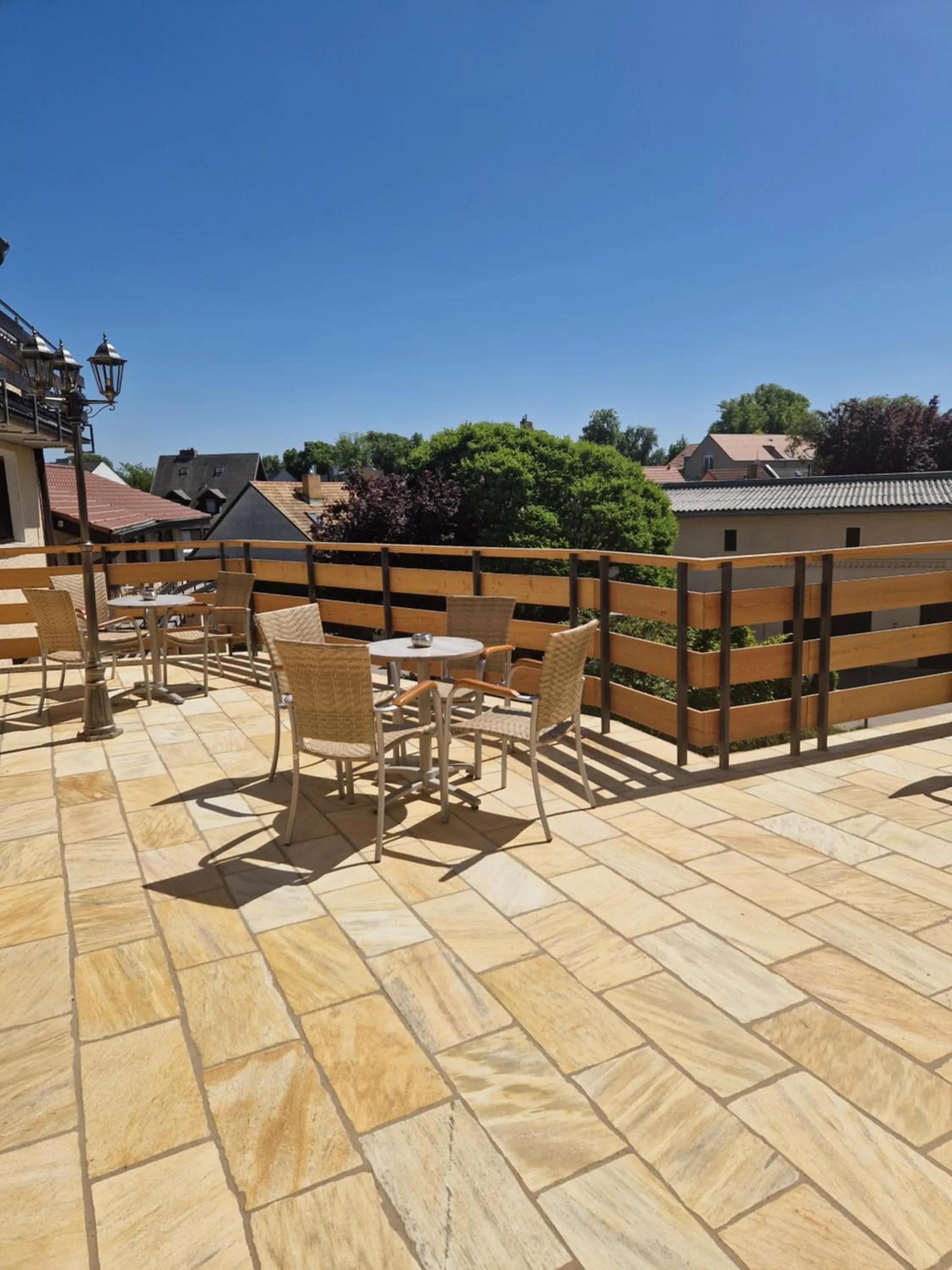 Patio in Bed & Breakfast Hotel Müllerhof