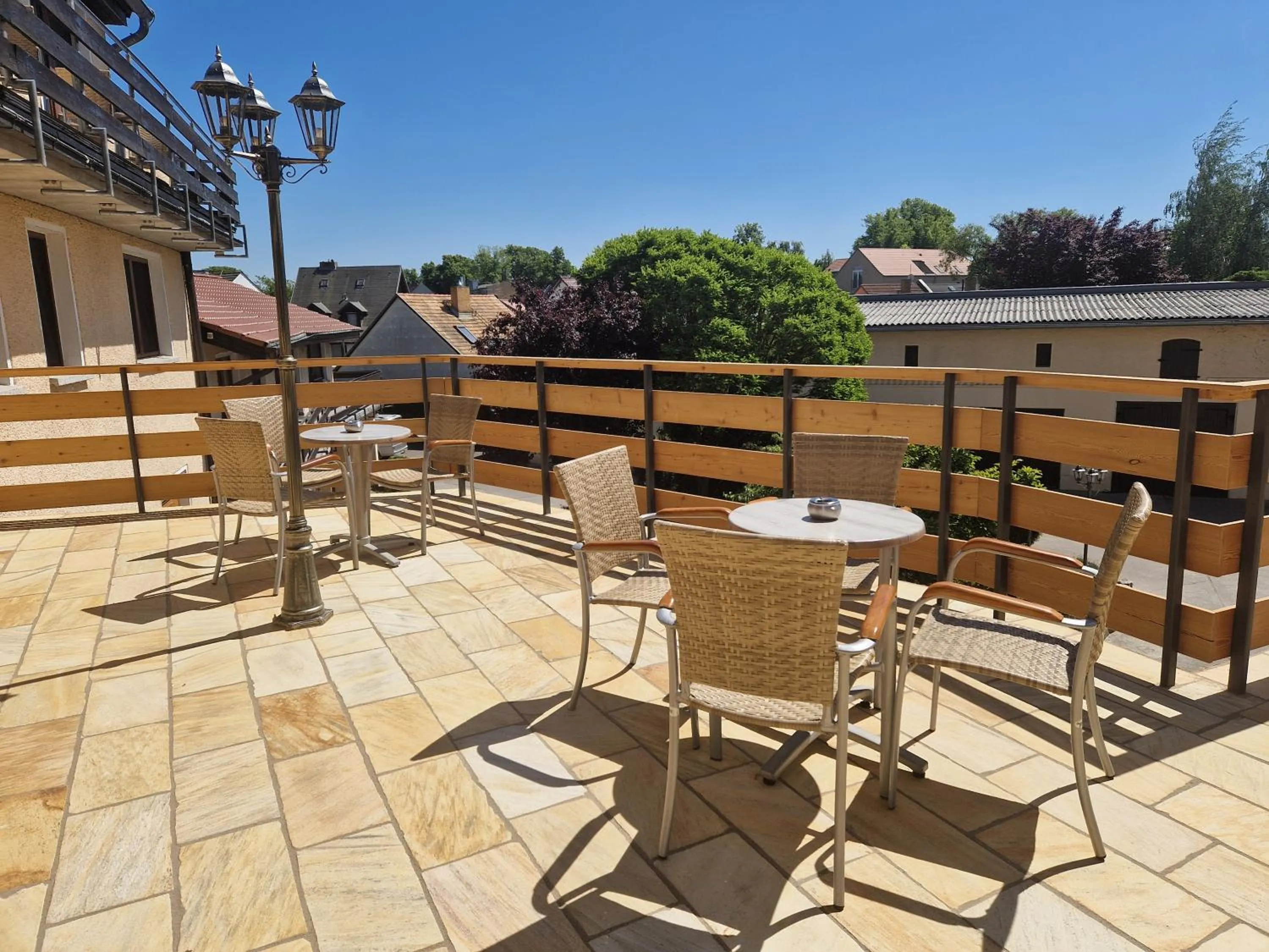Patio in Bed & Breakfast Hotel Müllerhof