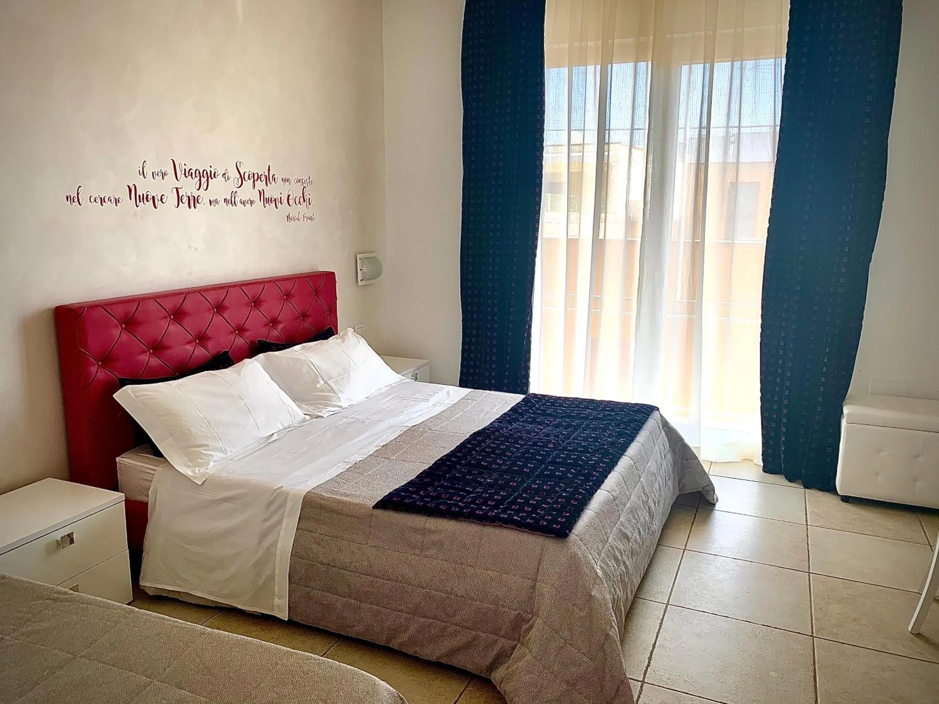 View (from property/room), Bed in Palazzo Greco B&B