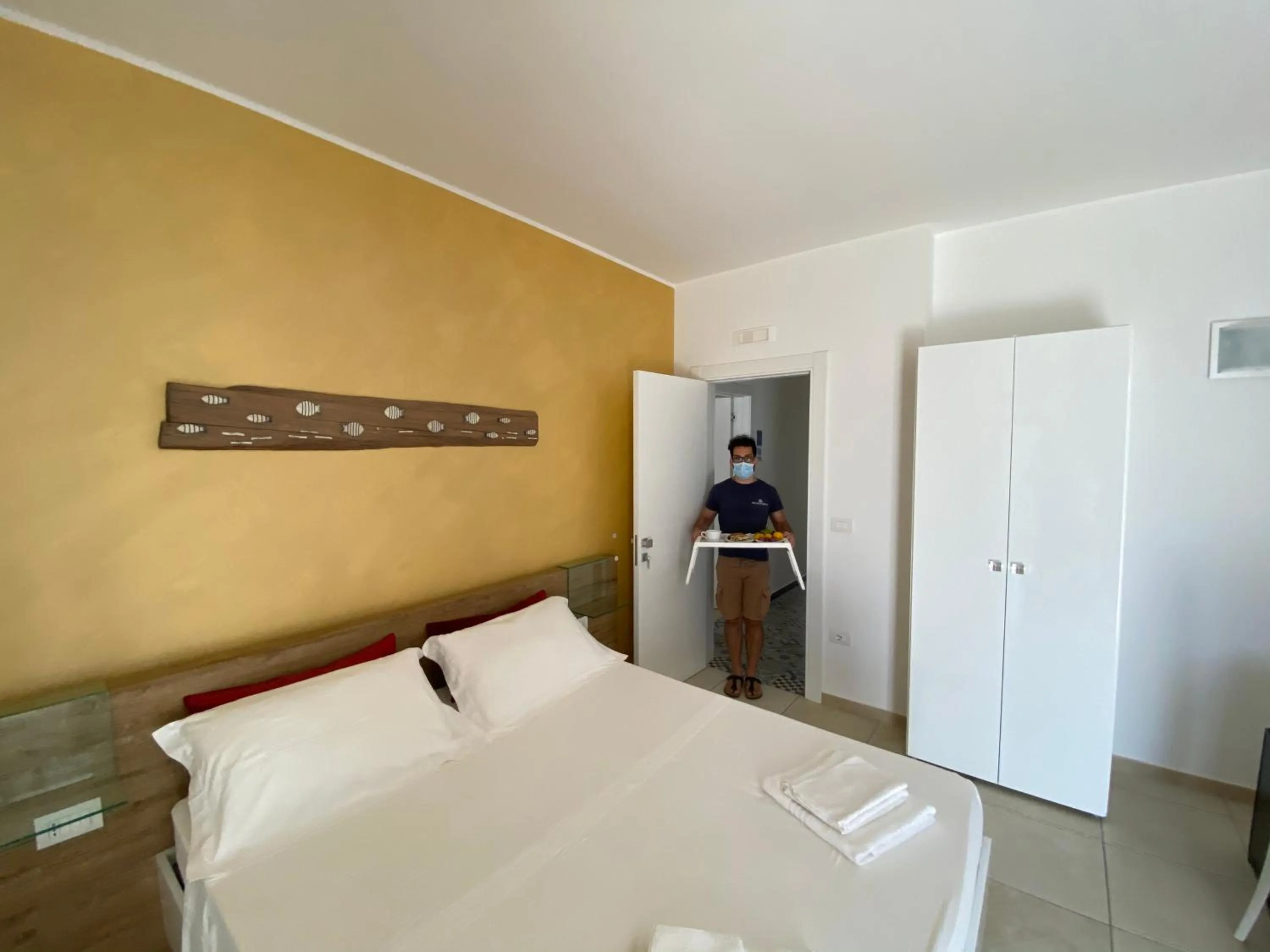 Staff, Bed in Palazzo Greco B&B