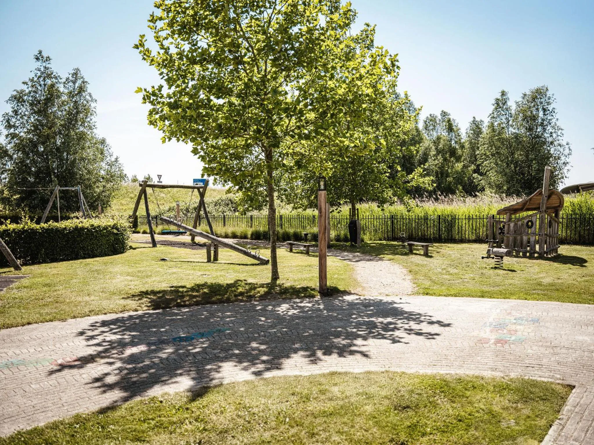 Children play ground in Van der Valk Hotel Middelburg