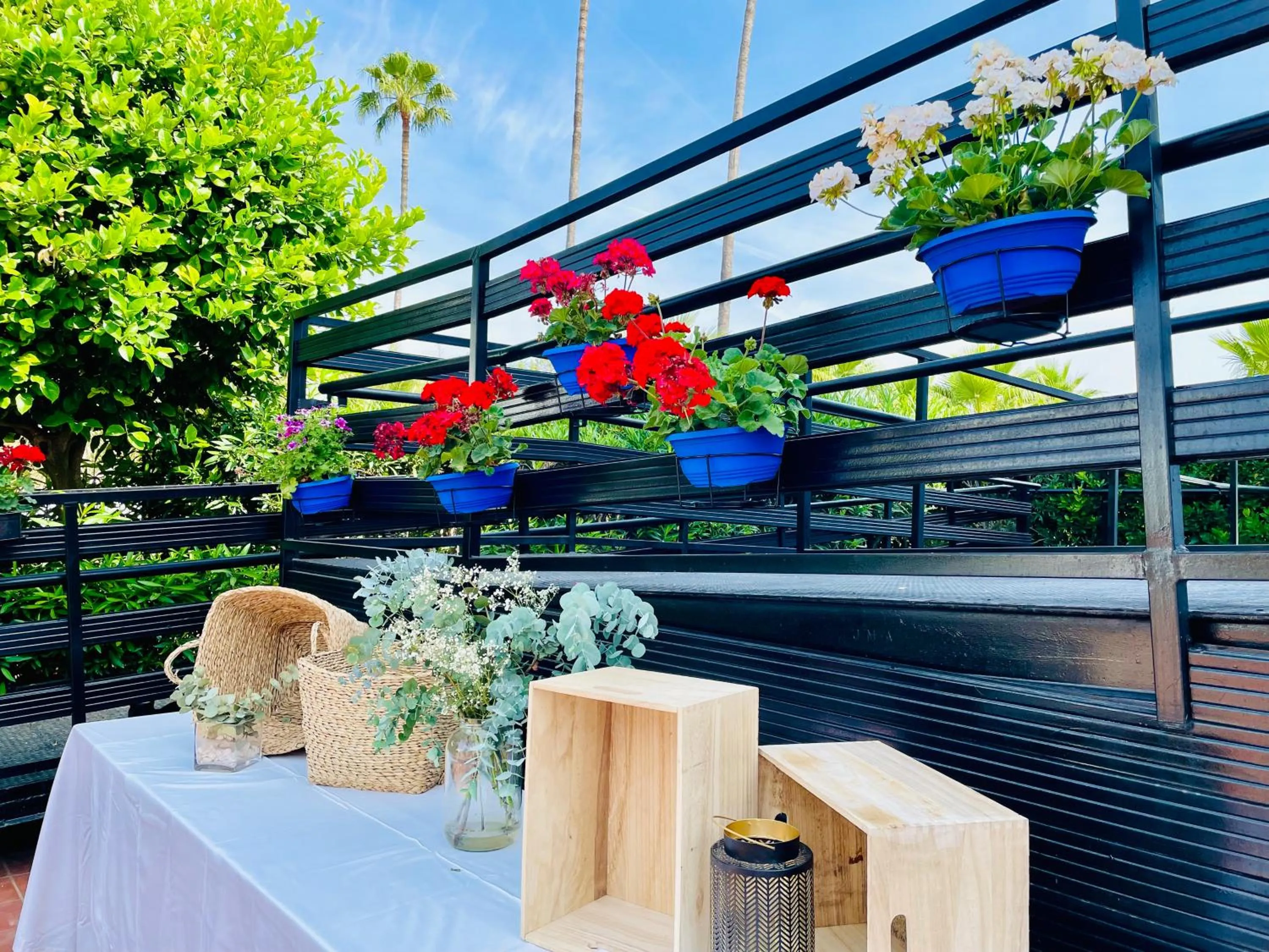 Patio in Hacienda Guadalquivir