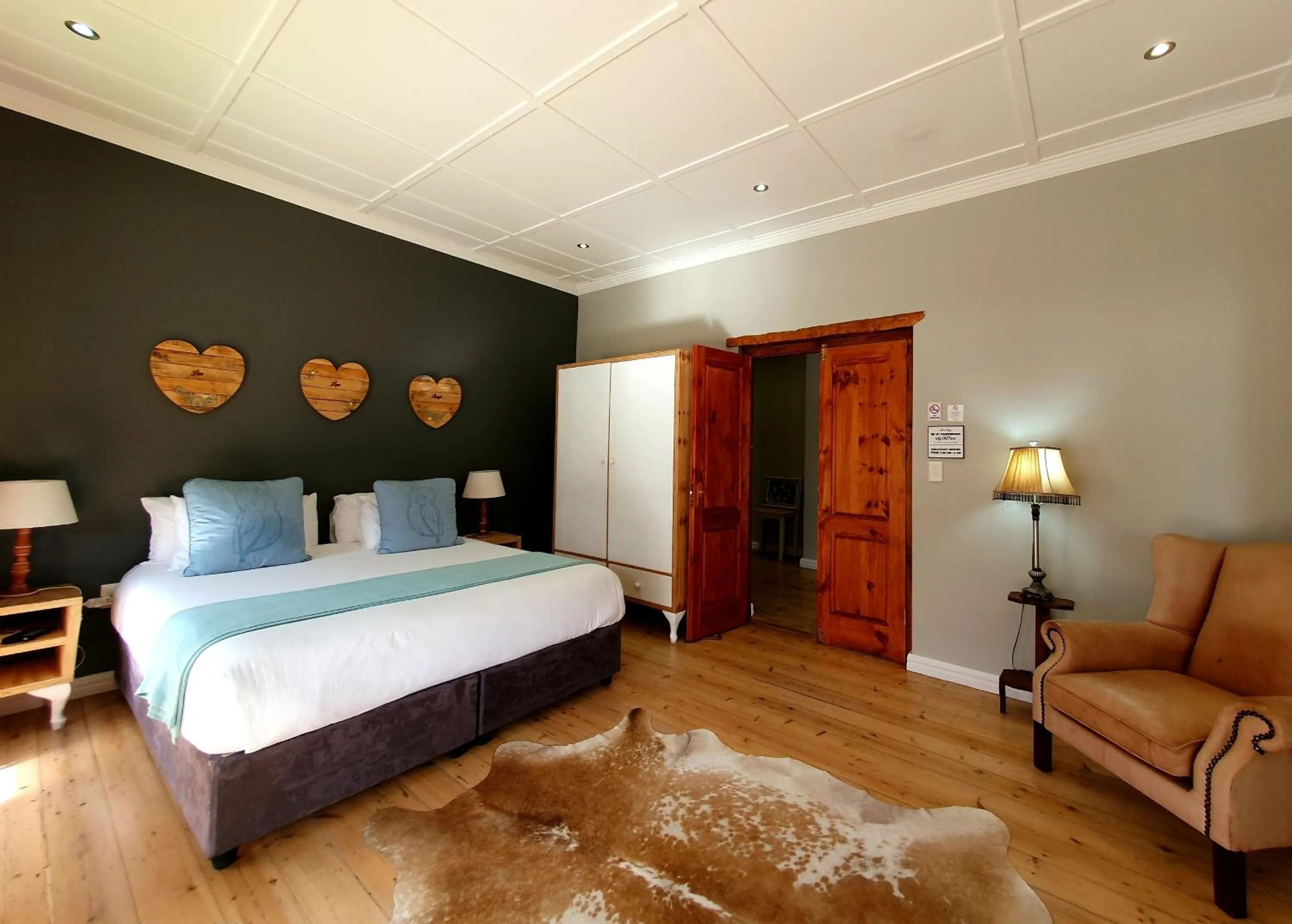 Bed in Two Fat Owls Guesthouse