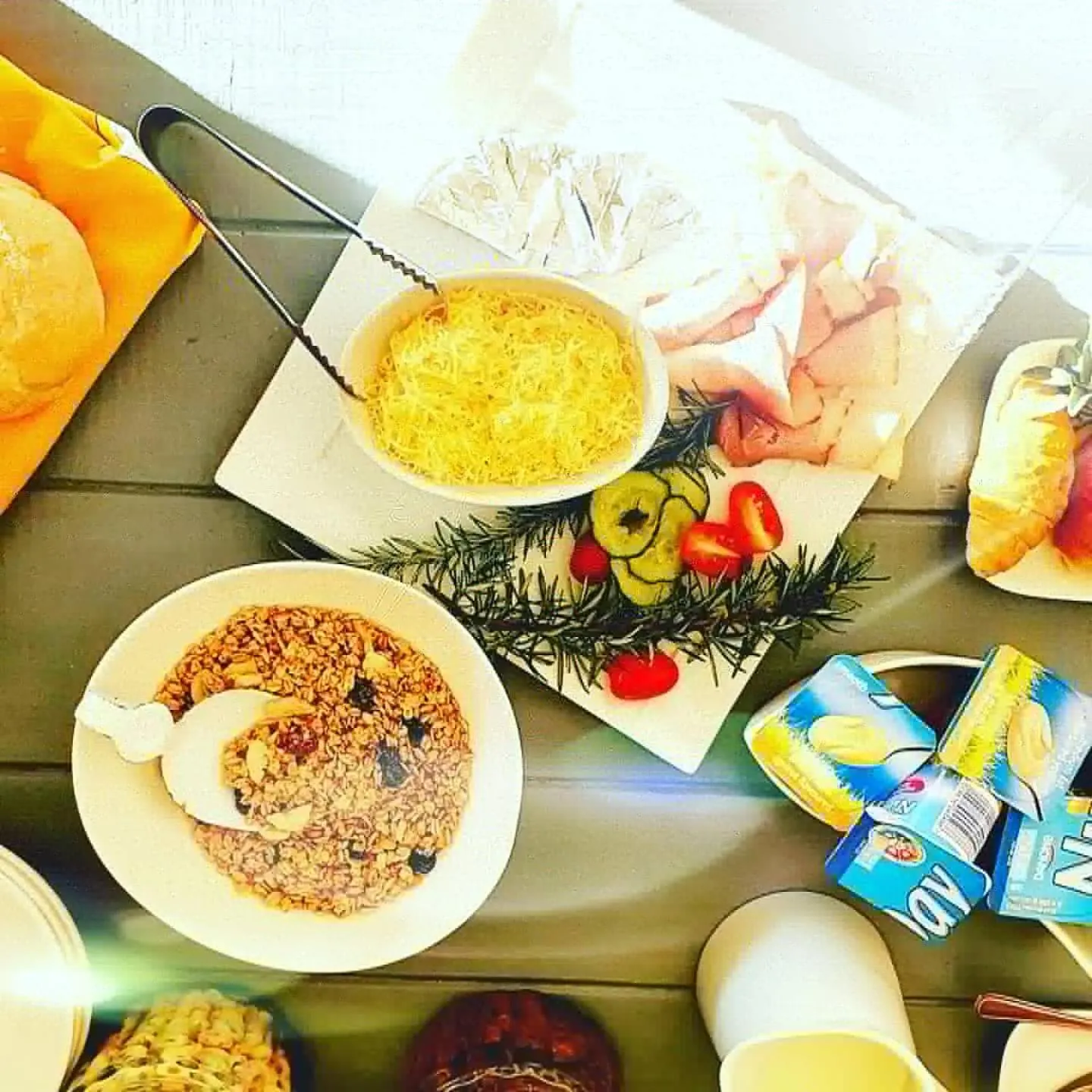 Breakfast in Two Fat Owls Guesthouse