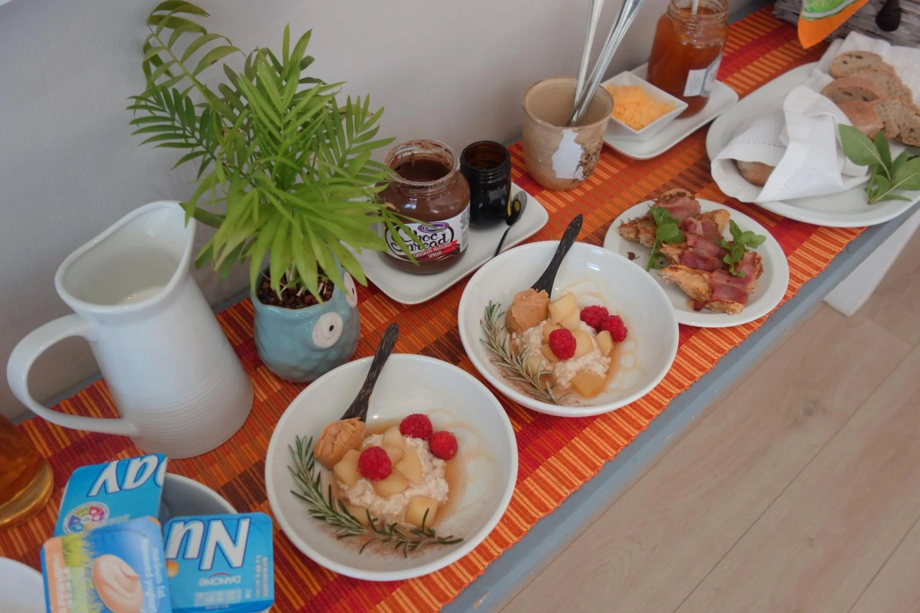 Breakfast in Two Fat Owls Guesthouse