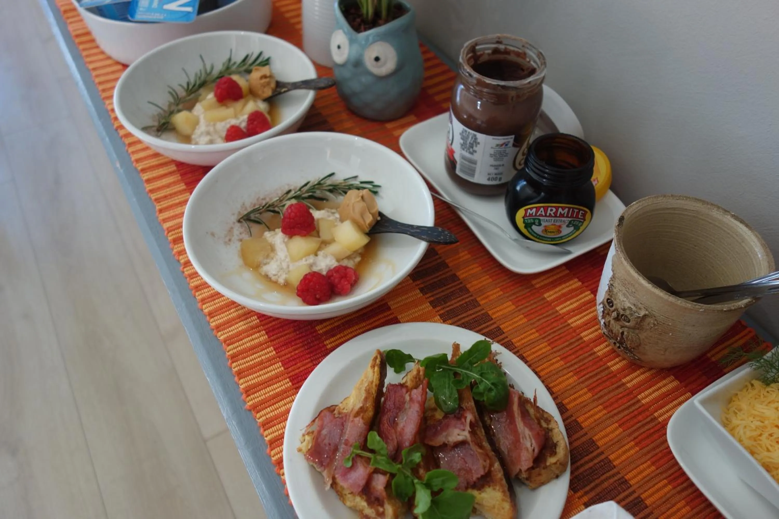 Breakfast in Two Fat Owls Guesthouse