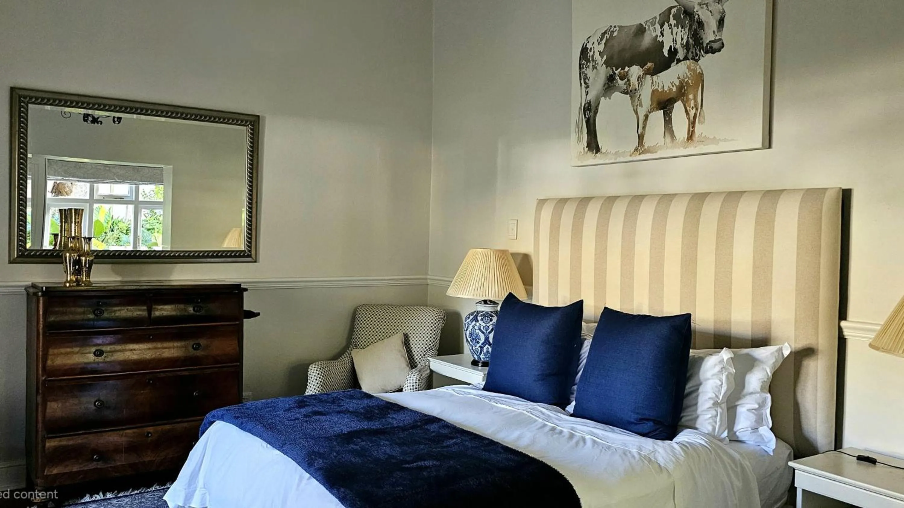 Bed in Montagu Vines Guesthouse