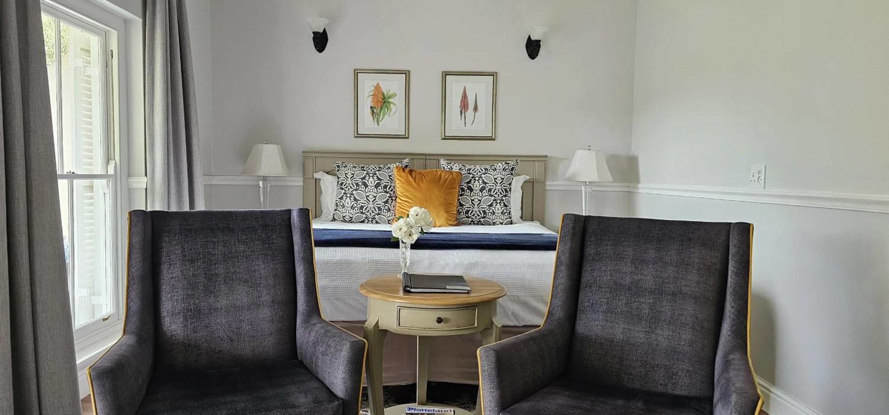 Bed in Montagu Vines Guesthouse