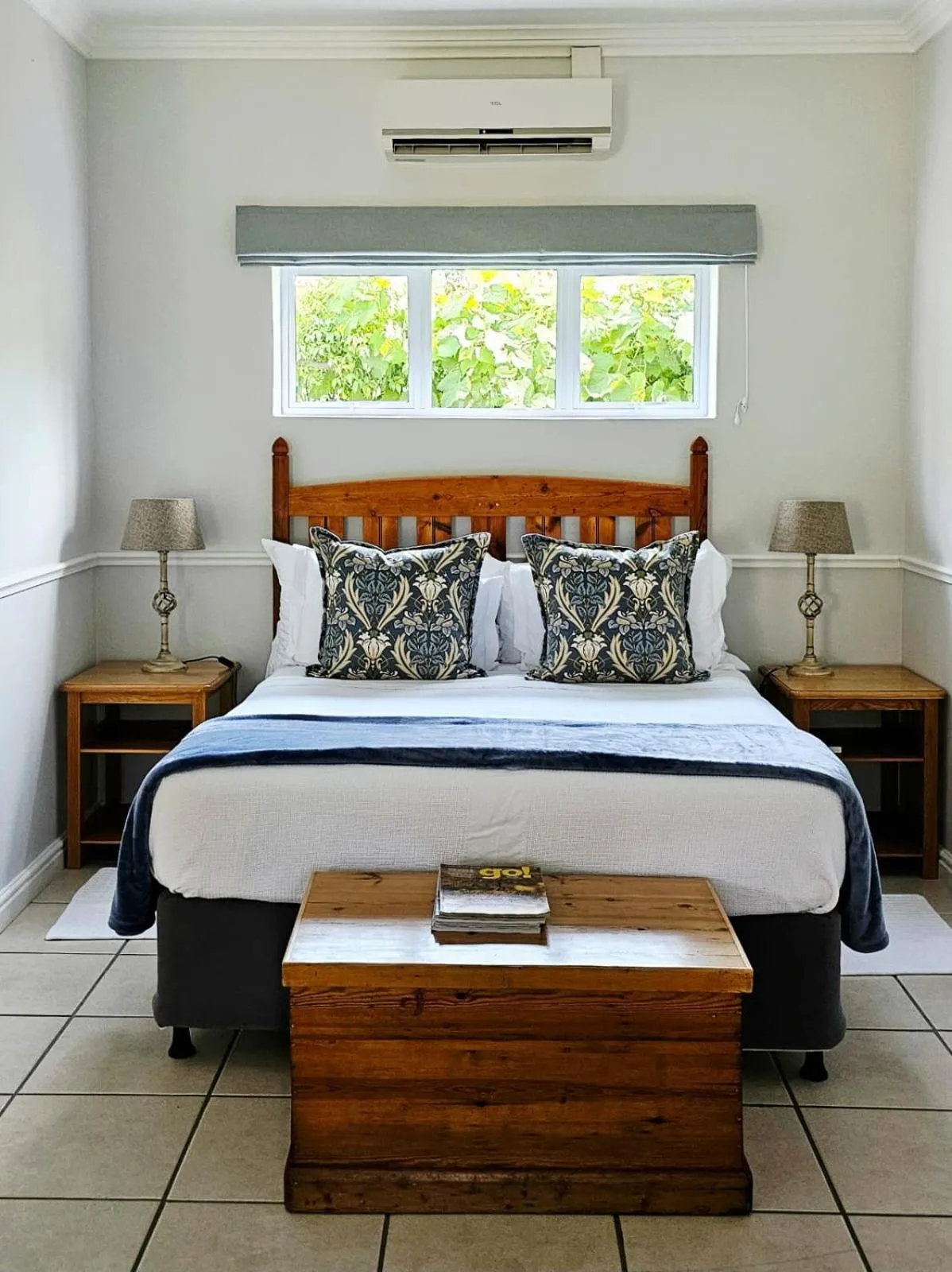 Bed in Montagu Vines Guesthouse