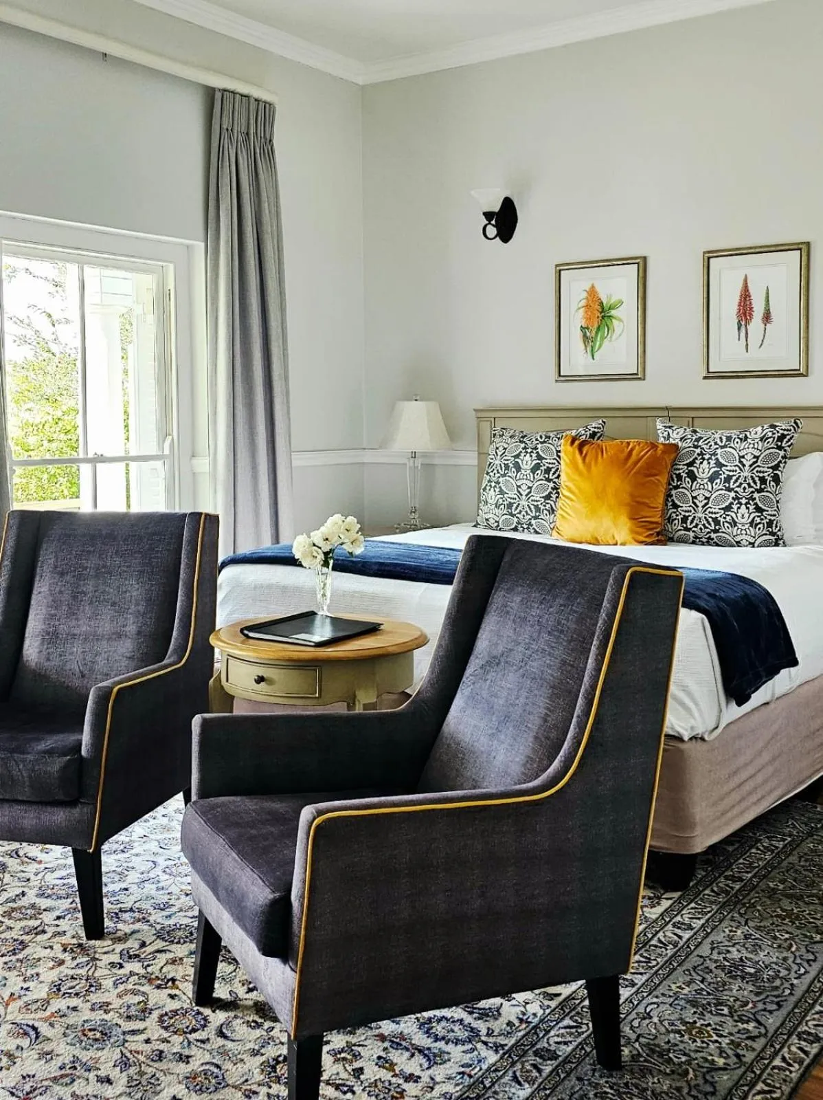 Seating area, Bed in Montagu Vines Guesthouse