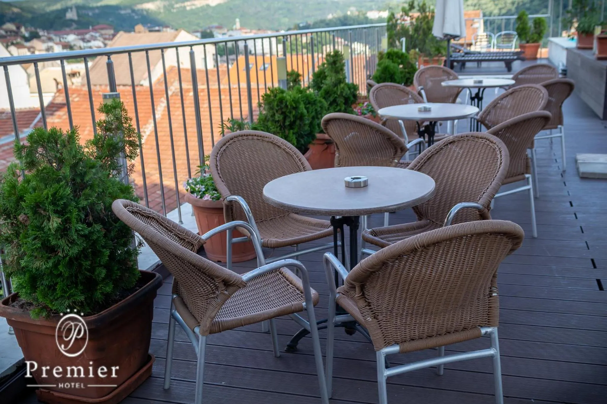 Swimming pool in Hotel Premier - Veliko Tarnovo City Center, Panorama View